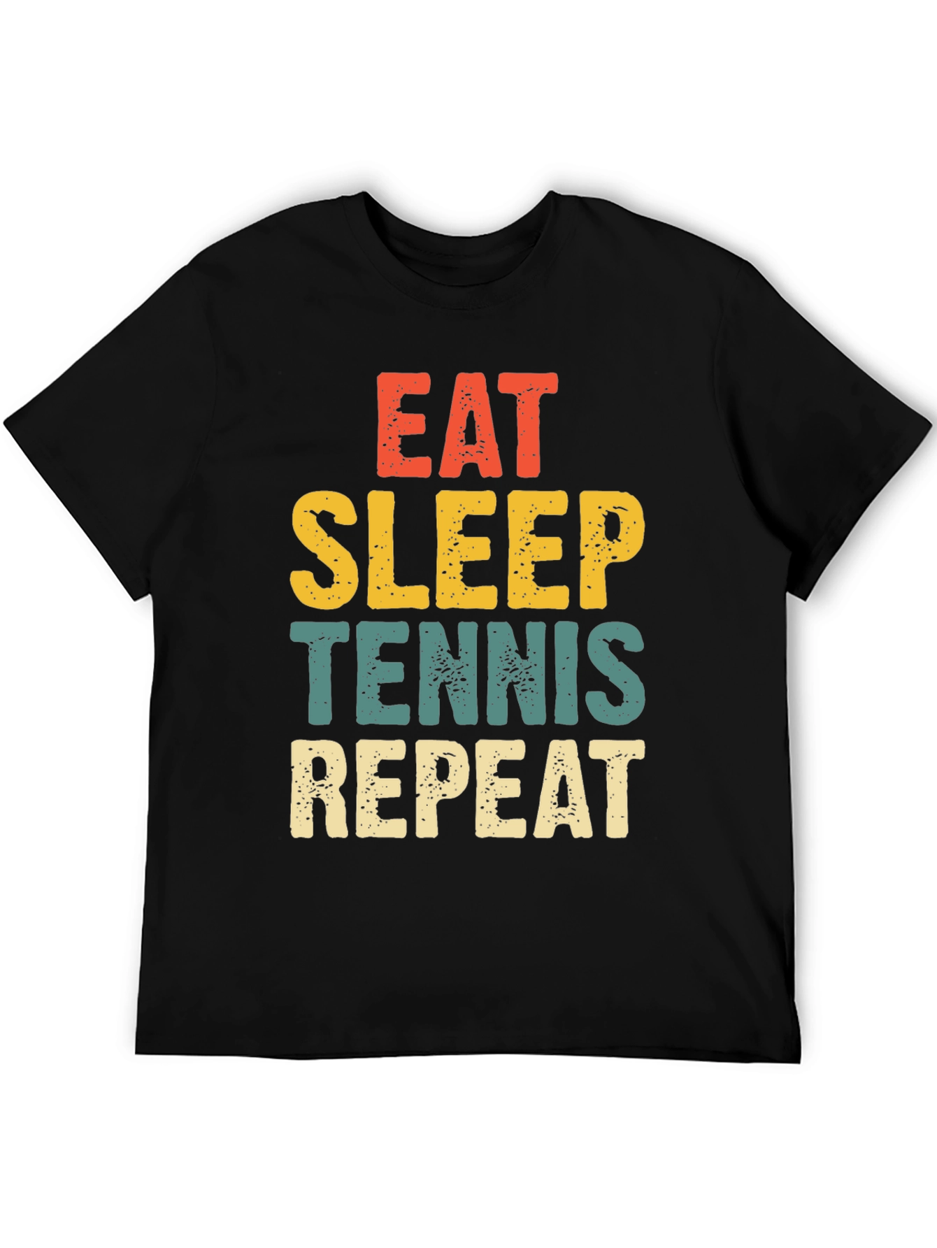 Eat Sleep Tennis Repeat Graphic T-Shirt