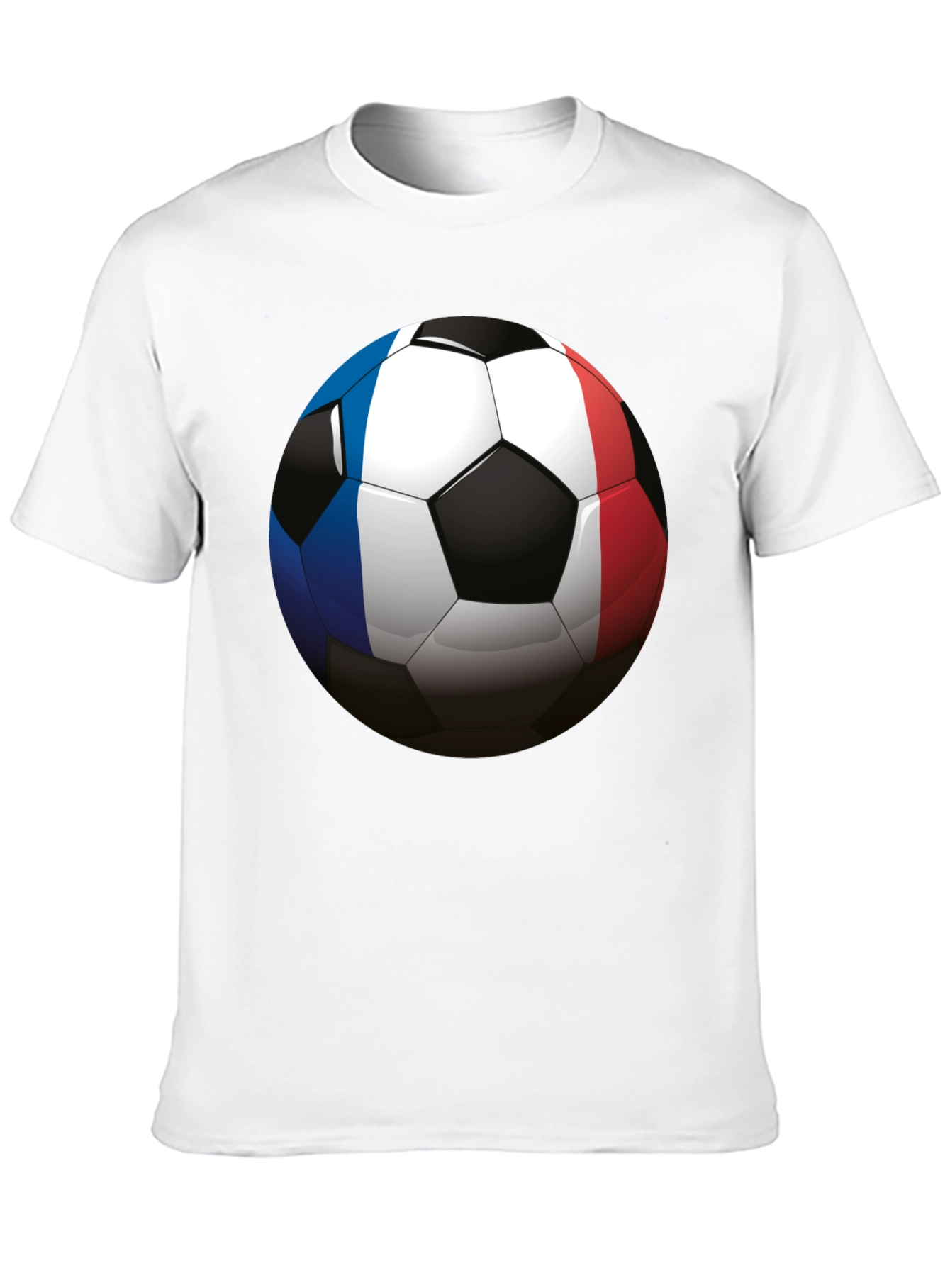 France Soccer Ball T-Shirt - Black
