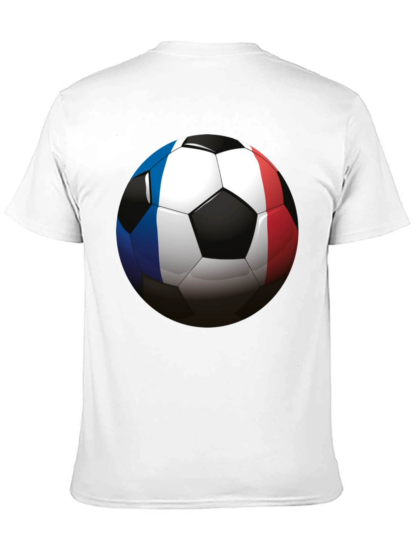 France Soccer Ball T-Shirt - Black