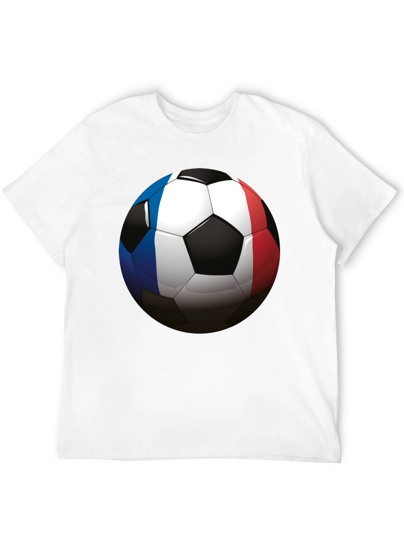 France Soccer Ball T-Shirt - Black
