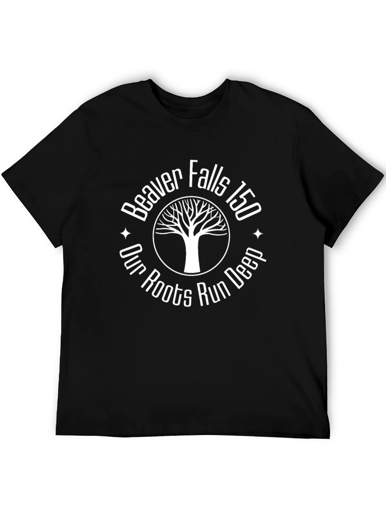 Beaver Falls 150 Black Graphic Tee
