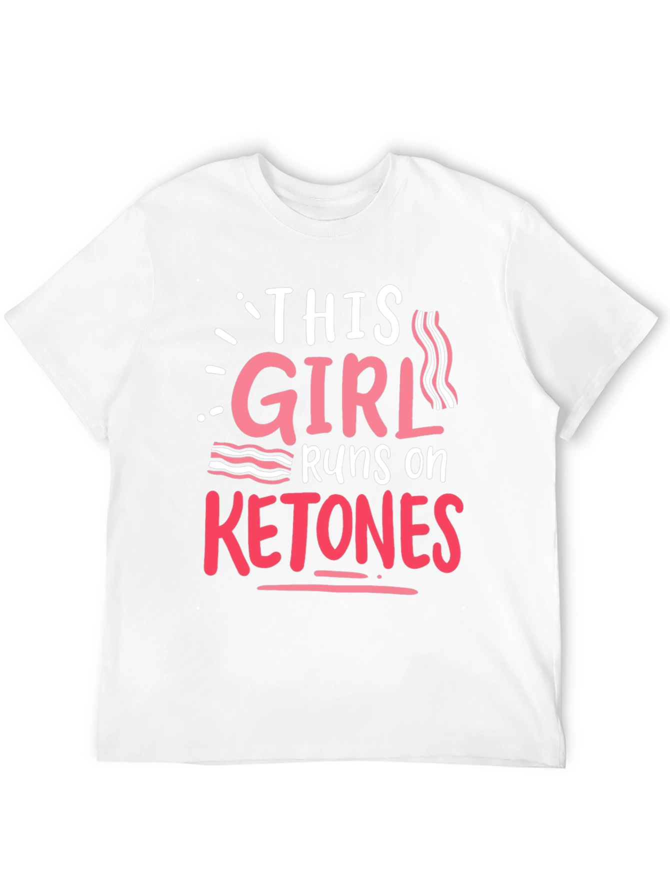 This Girl Runs On Ketones - Keto Diet T-Shirt