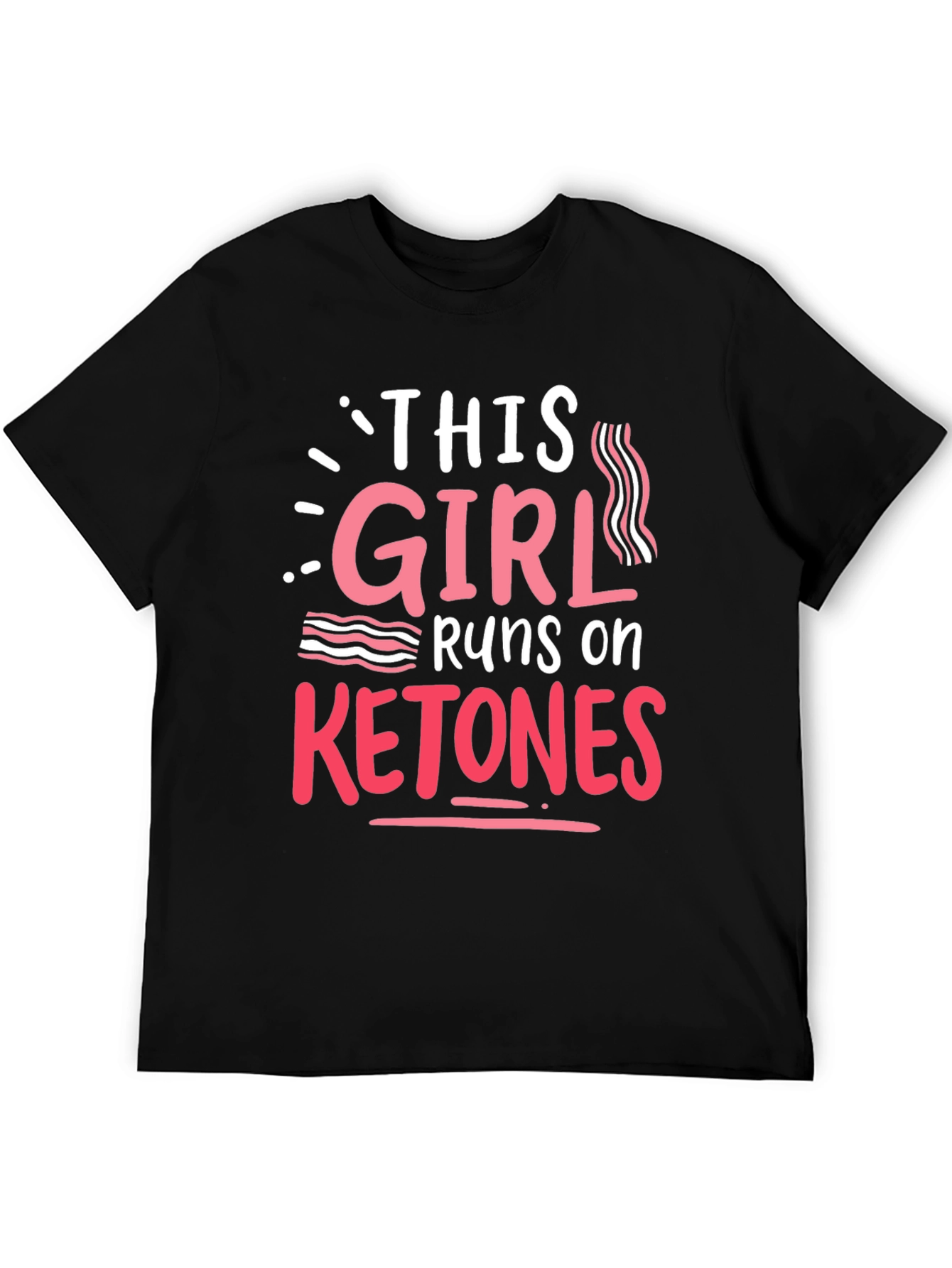 This Girl Runs On Ketones - Keto Diet T-Shirt