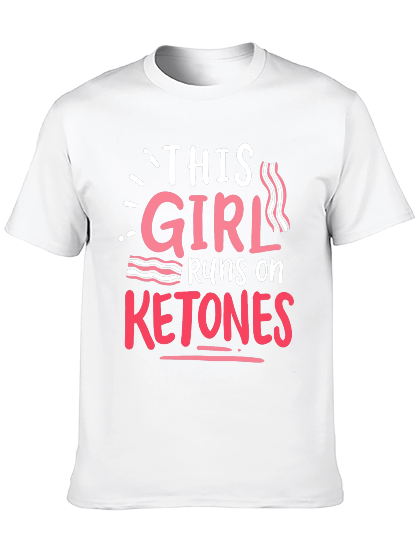 This Girl Runs On Ketones - Keto Diet T-Shirt