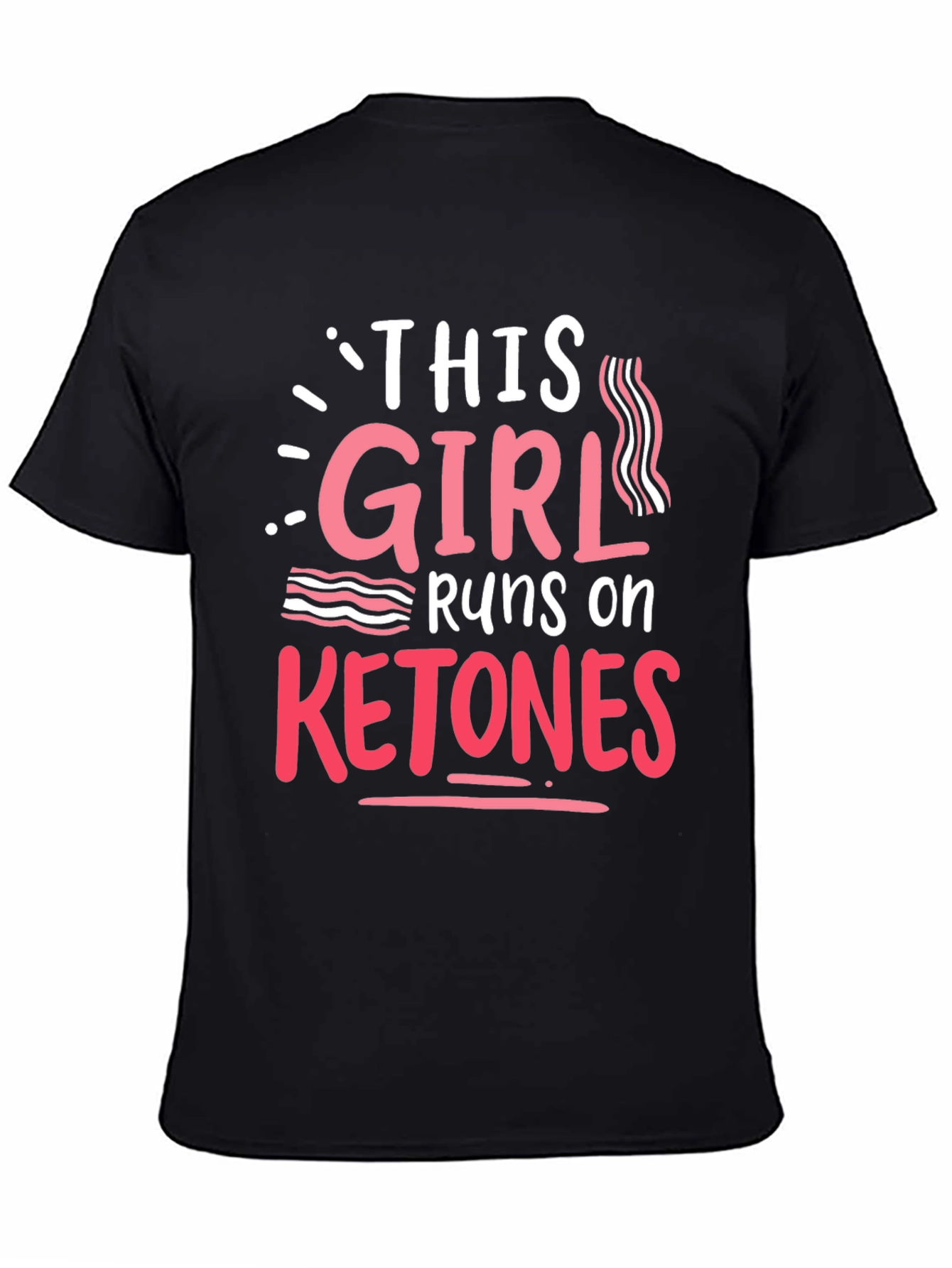 This Girl Runs On Ketones - Keto Diet T-Shirt