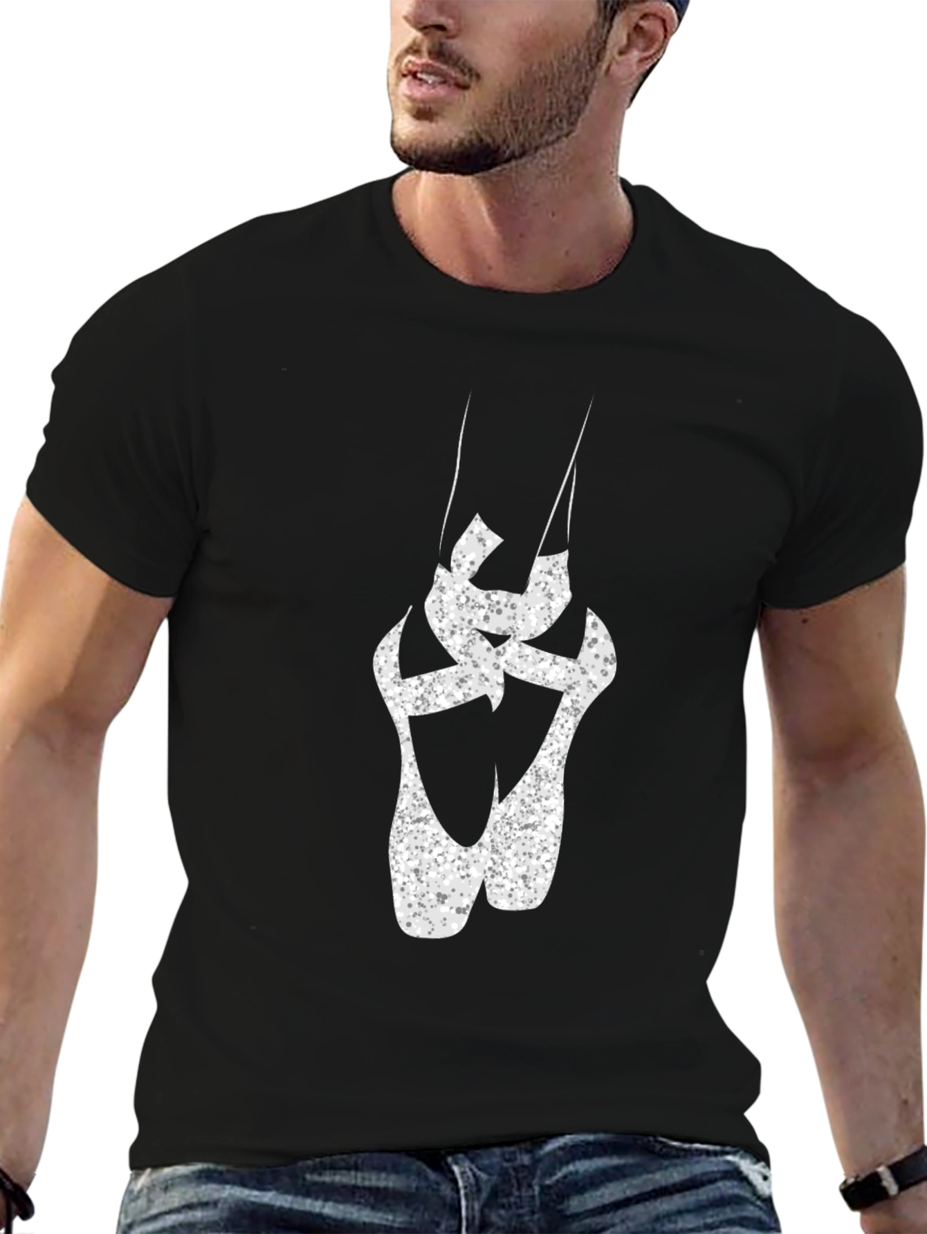 Ballet Pointe Shoe Graphic Tee - Stylish Dancer Shirt