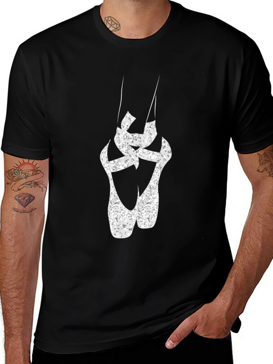 Ballet Pointe Shoe Graphic Tee - Stylish Dancer Shirt