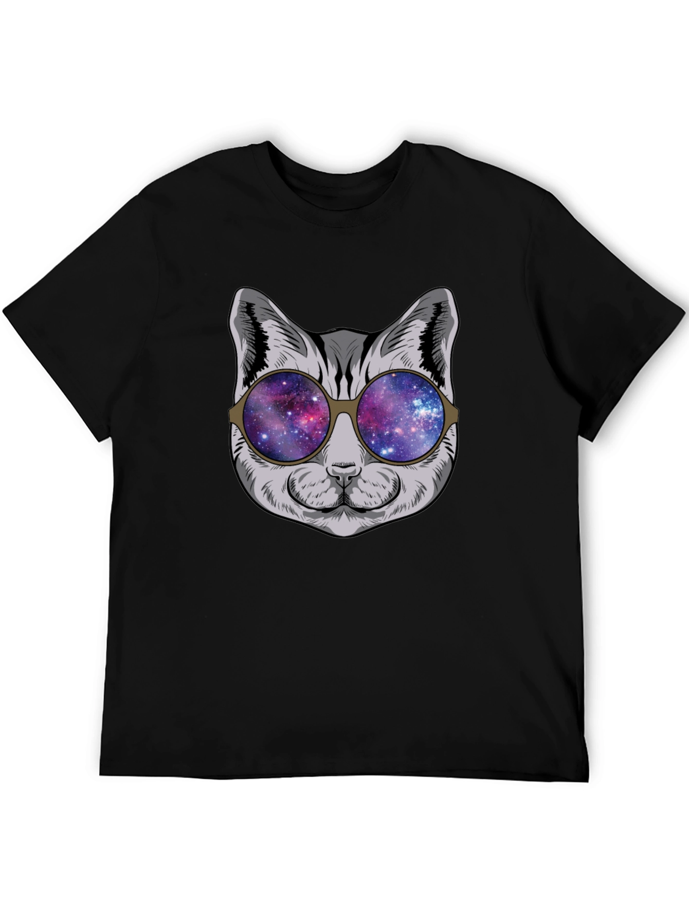 Cool Cat Galaxy Sunglasses Graphic Tee