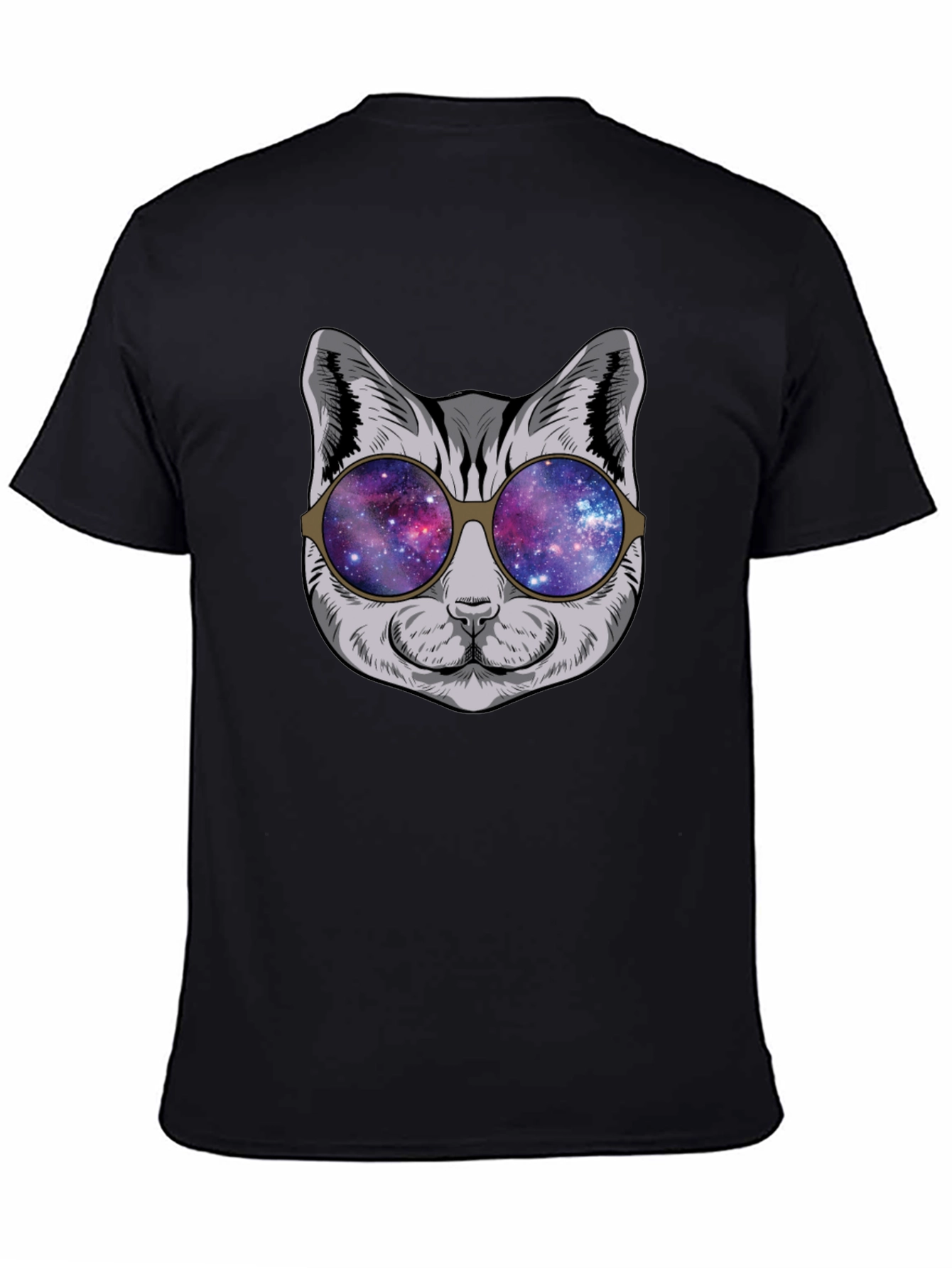 Cool Cat Galaxy Sunglasses Graphic Tee