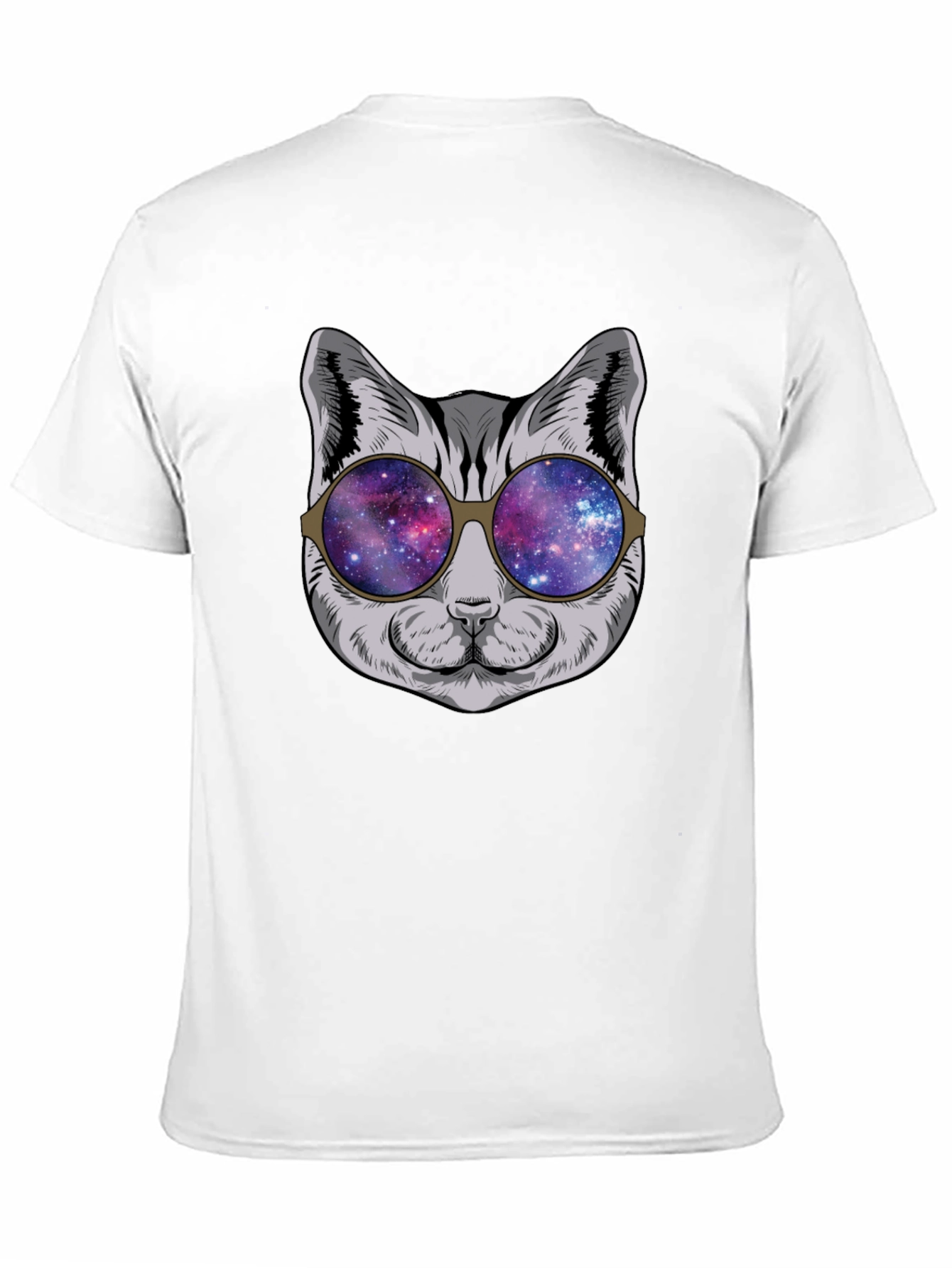 Cool Cat Galaxy Sunglasses Graphic Tee