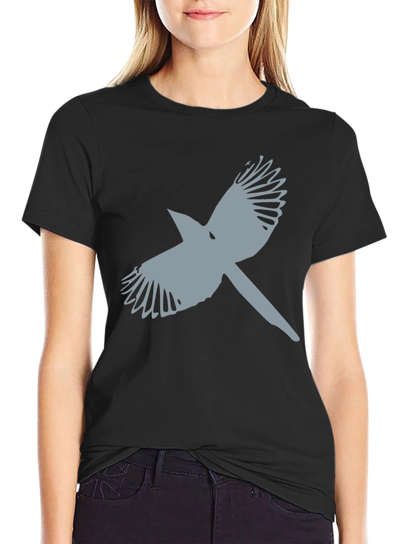 Raven Graphic Tee - Mens Black T-Shirt