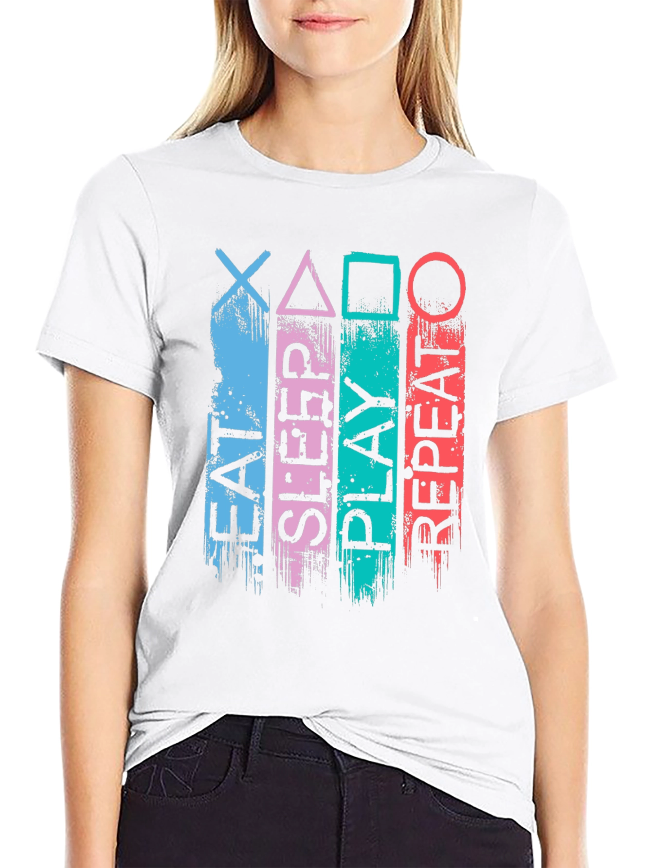 Eat Sleep Play Repeat Gamer T-Shirt