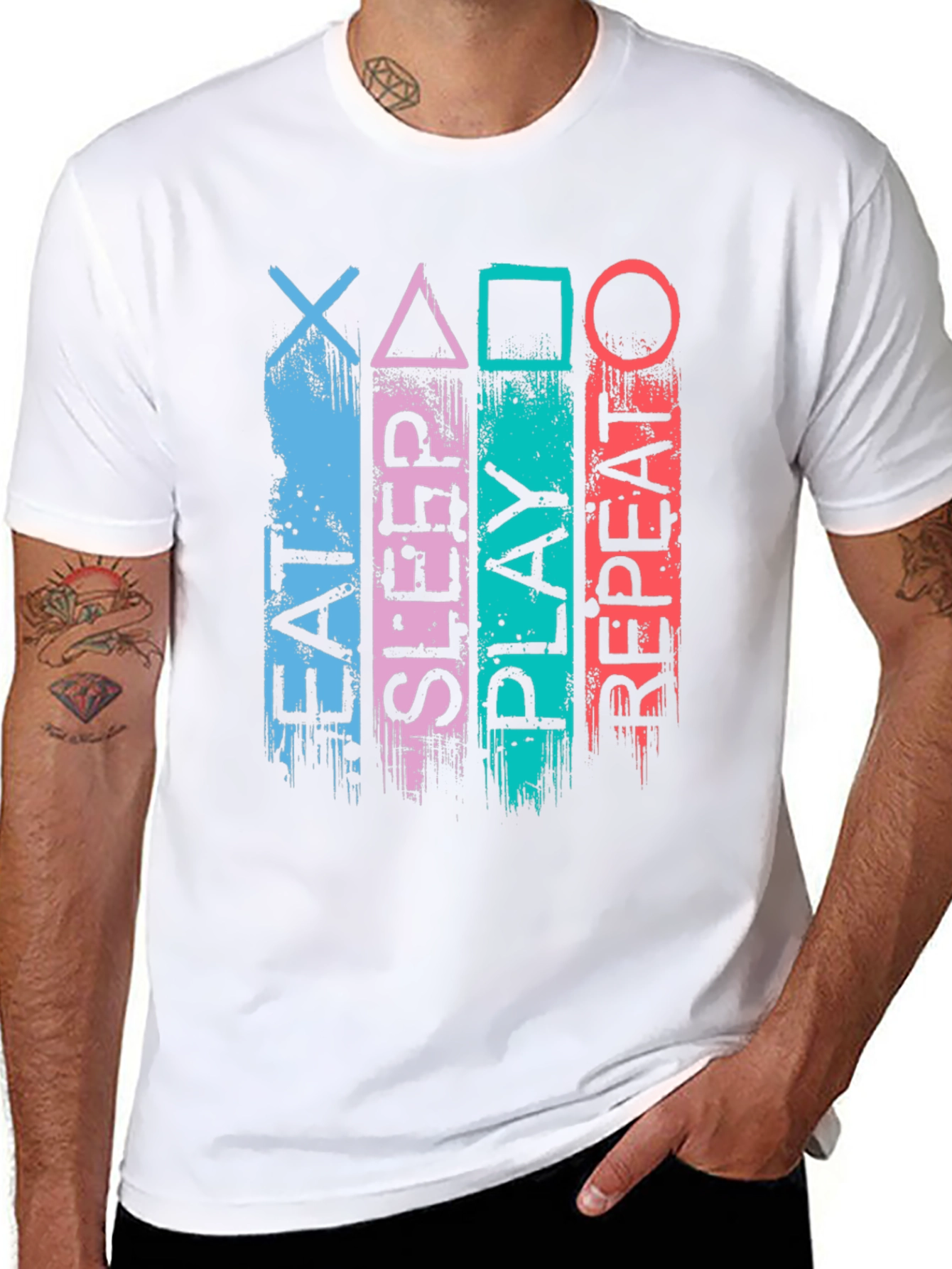 Eat Sleep Play Repeat Gamer T-Shirt
