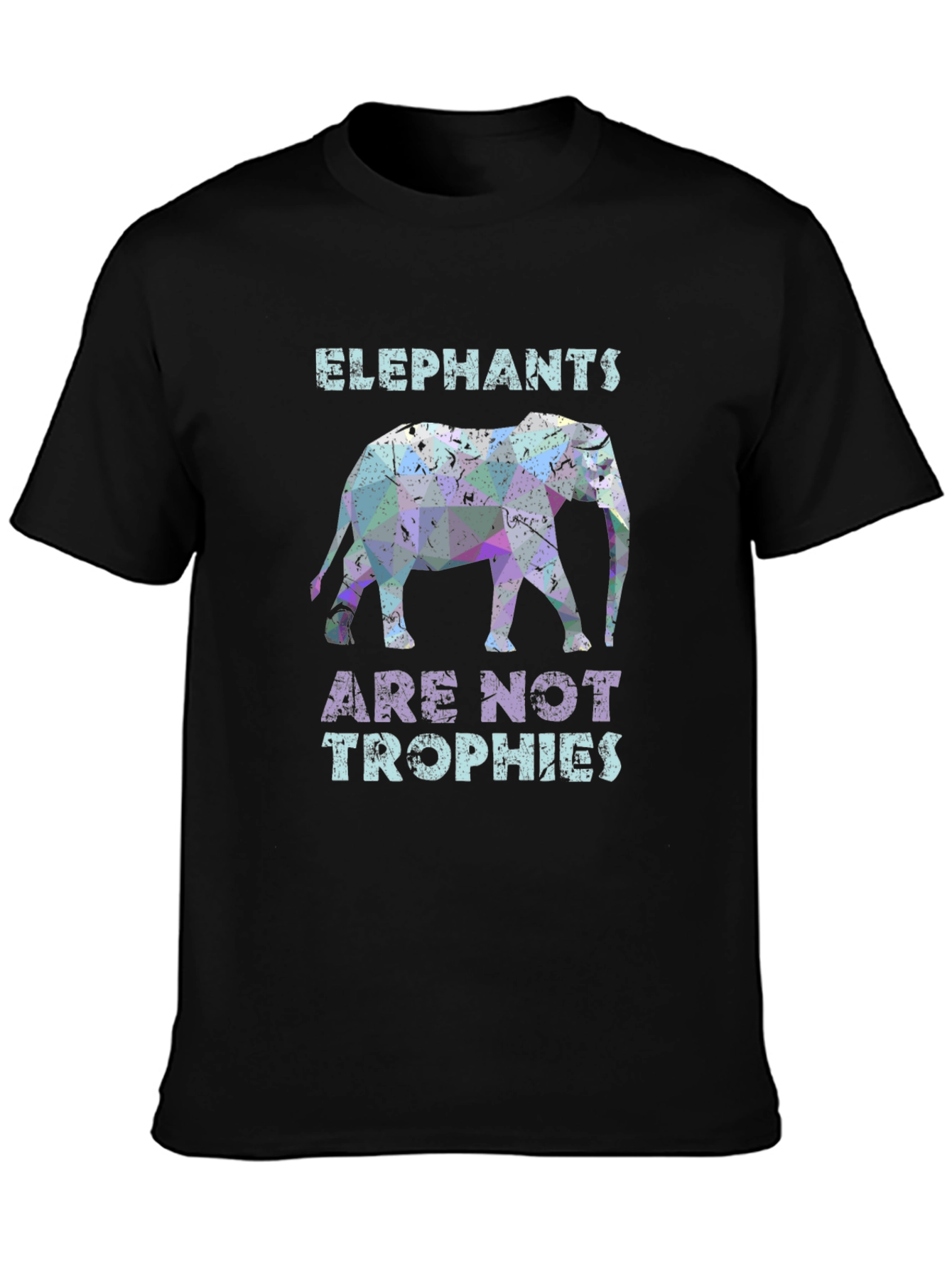 Elephant Graphic T-Shirt - Elephants Are Not Trophies