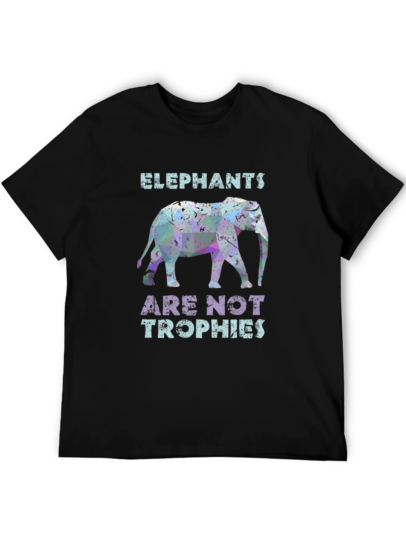 Elephant Graphic T-Shirt - Elephants Are Not Trophies