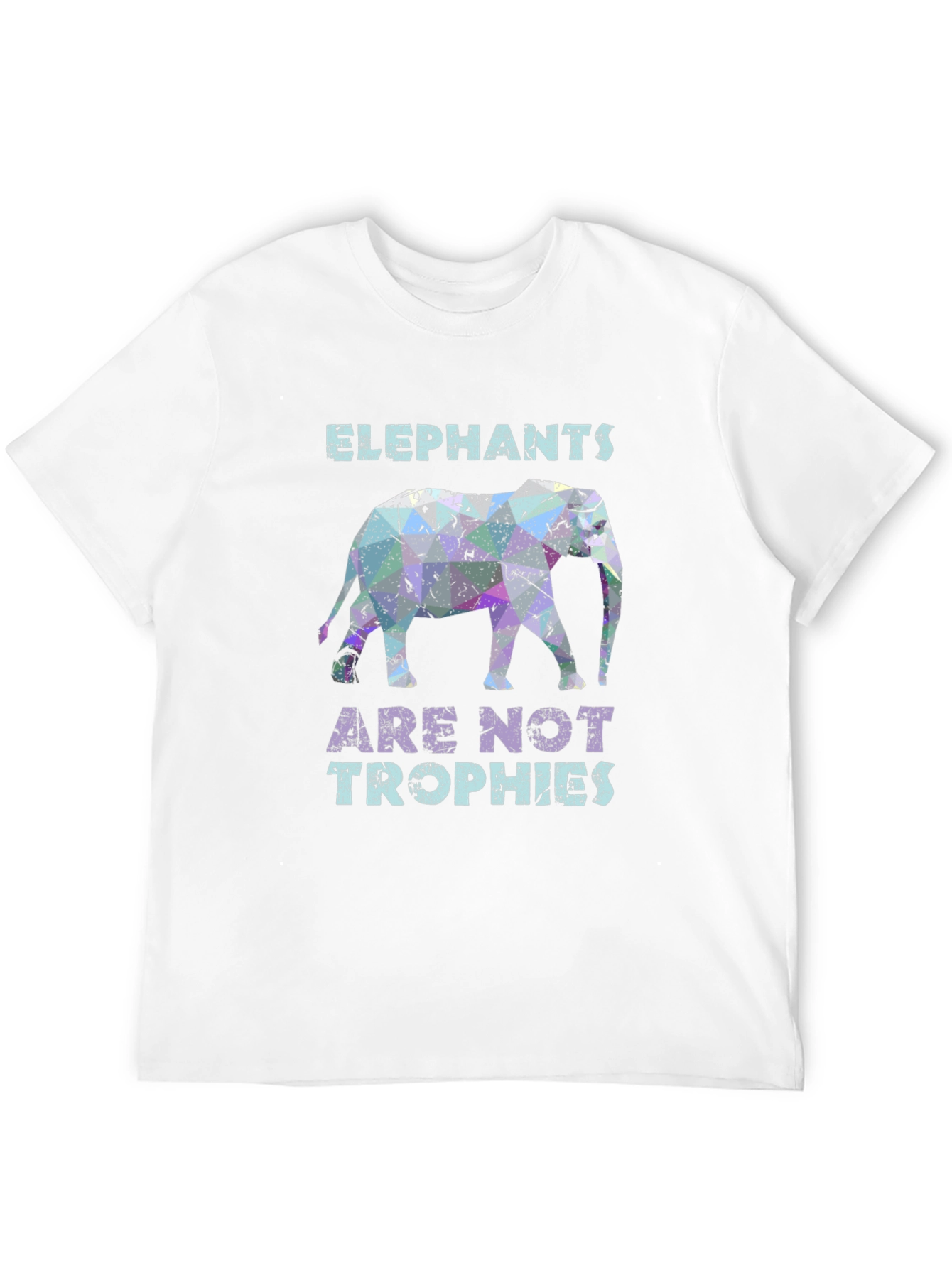 Elephant Graphic T-Shirt - Elephants Are Not Trophies