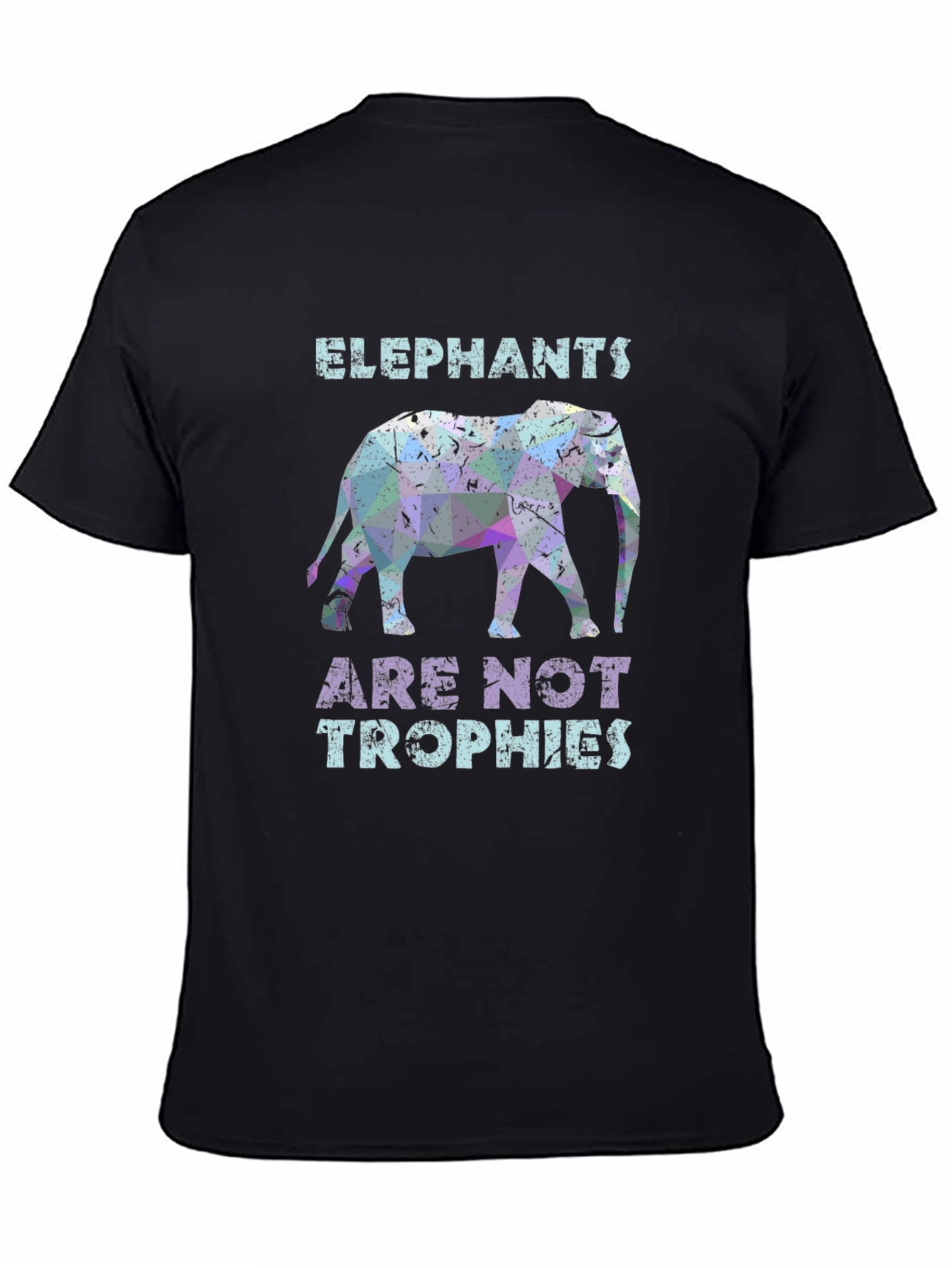 Elephant Graphic T-Shirt - Elephants Are Not Trophies