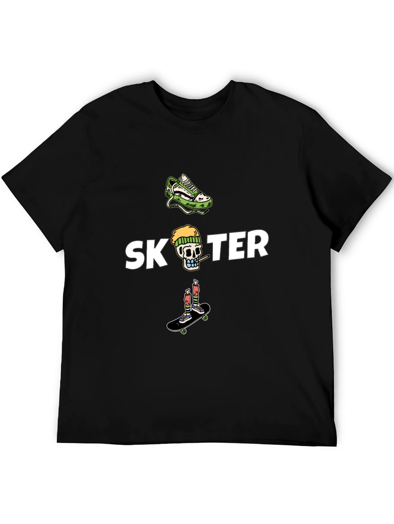 Skater Graphic Tee - Cool & Casual