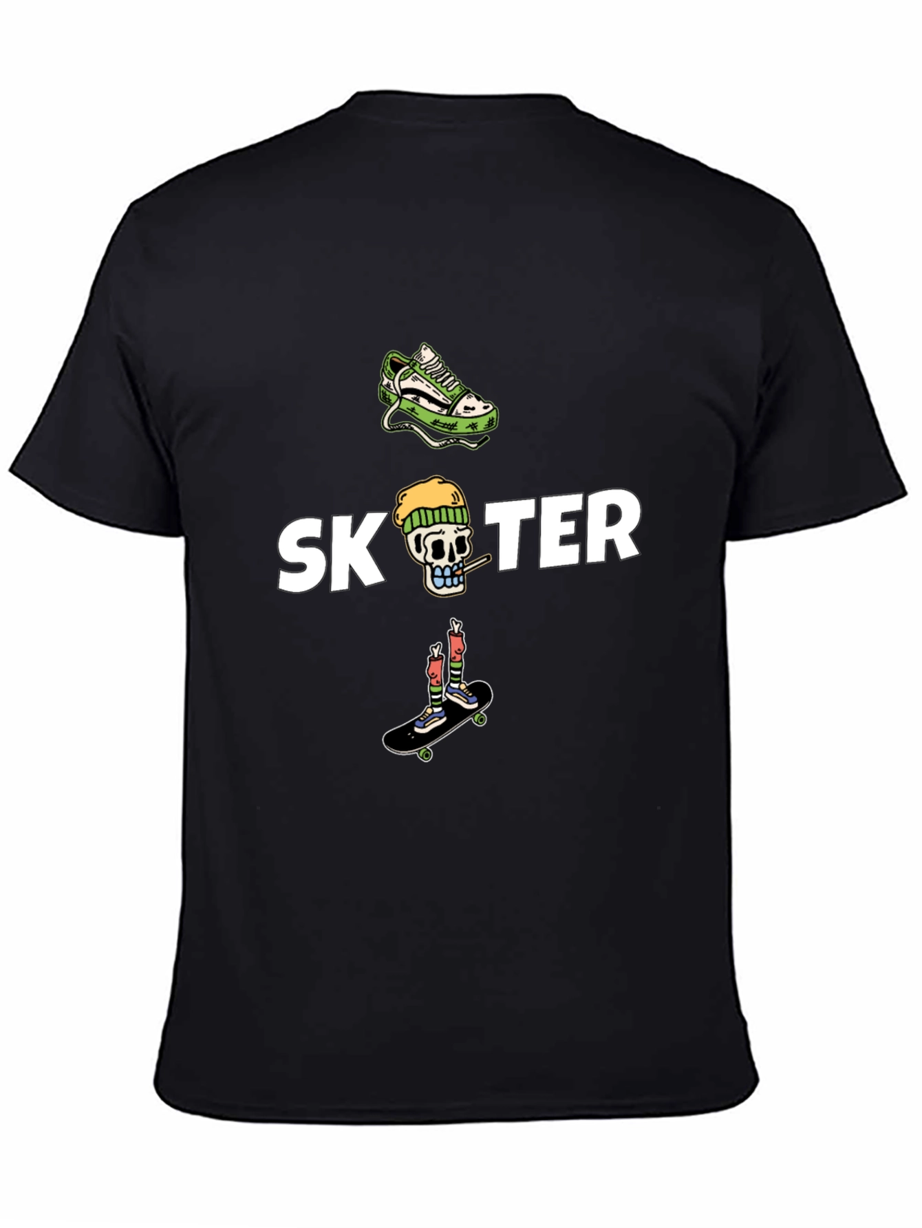 Skater Graphic Tee - Cool & Casual
