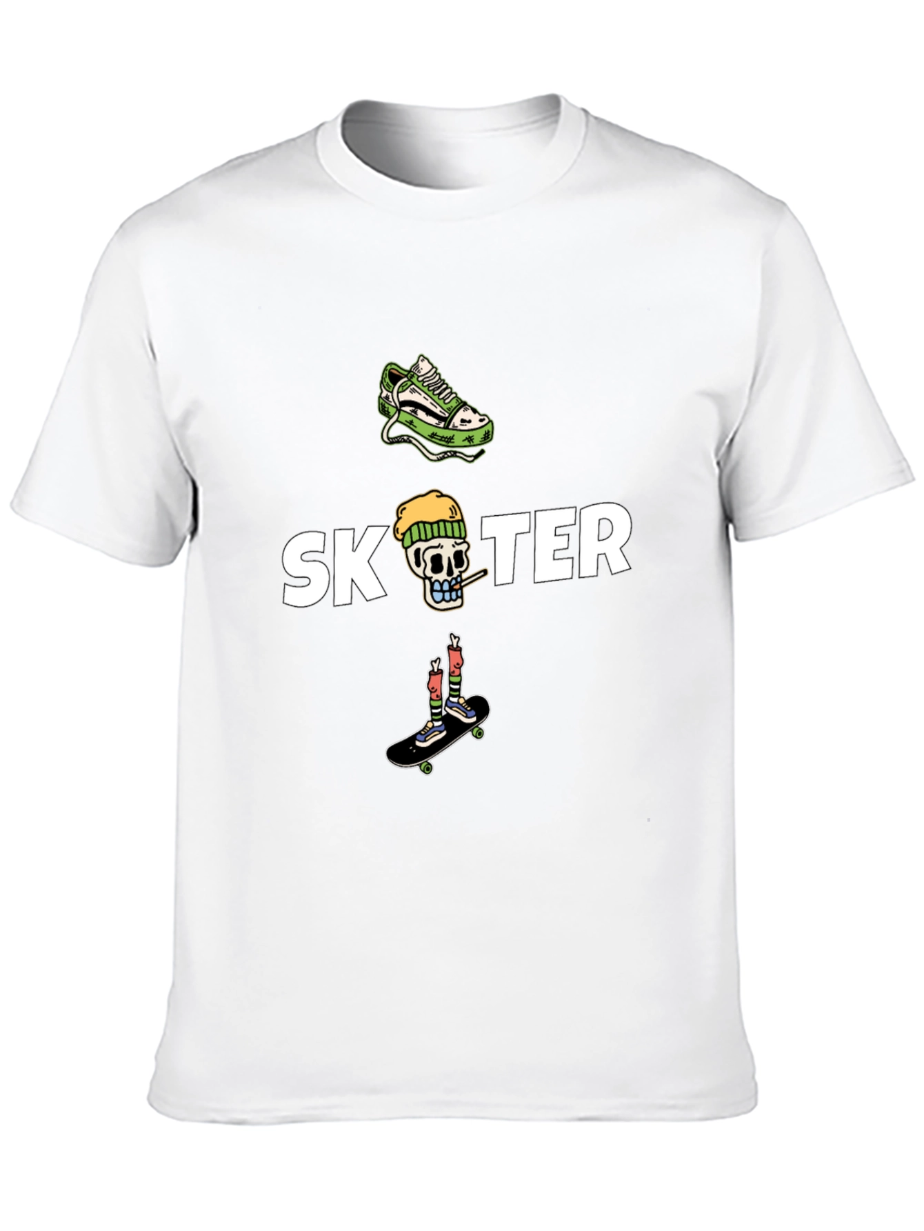 Skater Graphic Tee - Cool & Casual