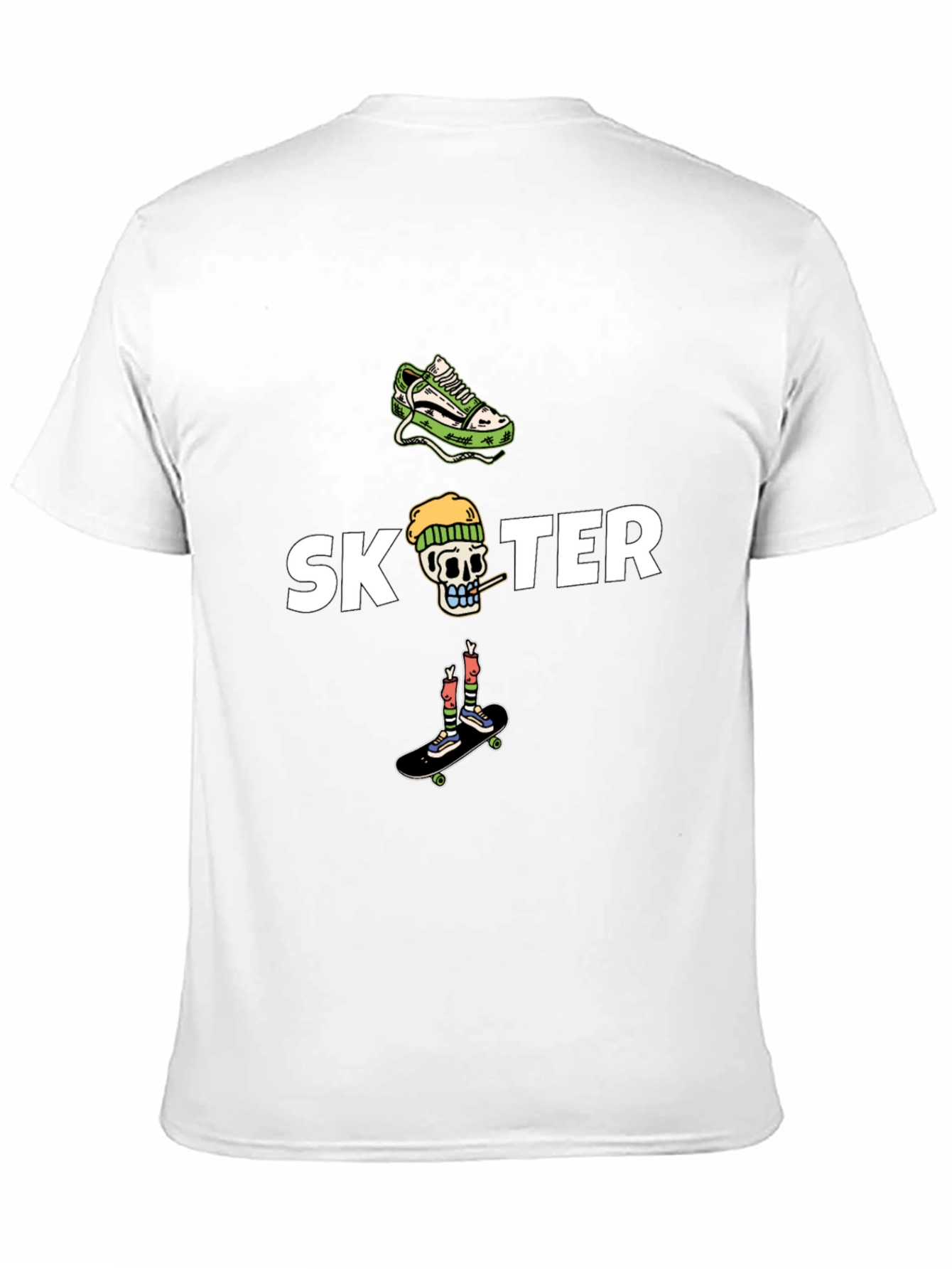 Skater Graphic Tee - Cool & Casual