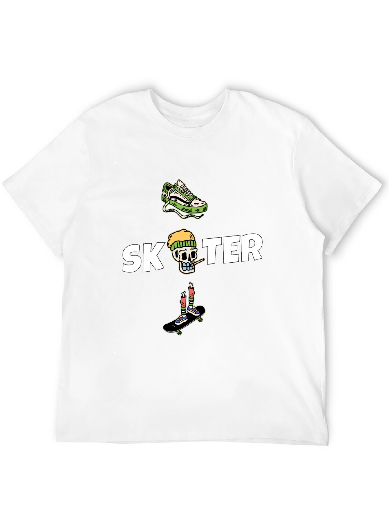 Skater Graphic Tee - Cool & Casual