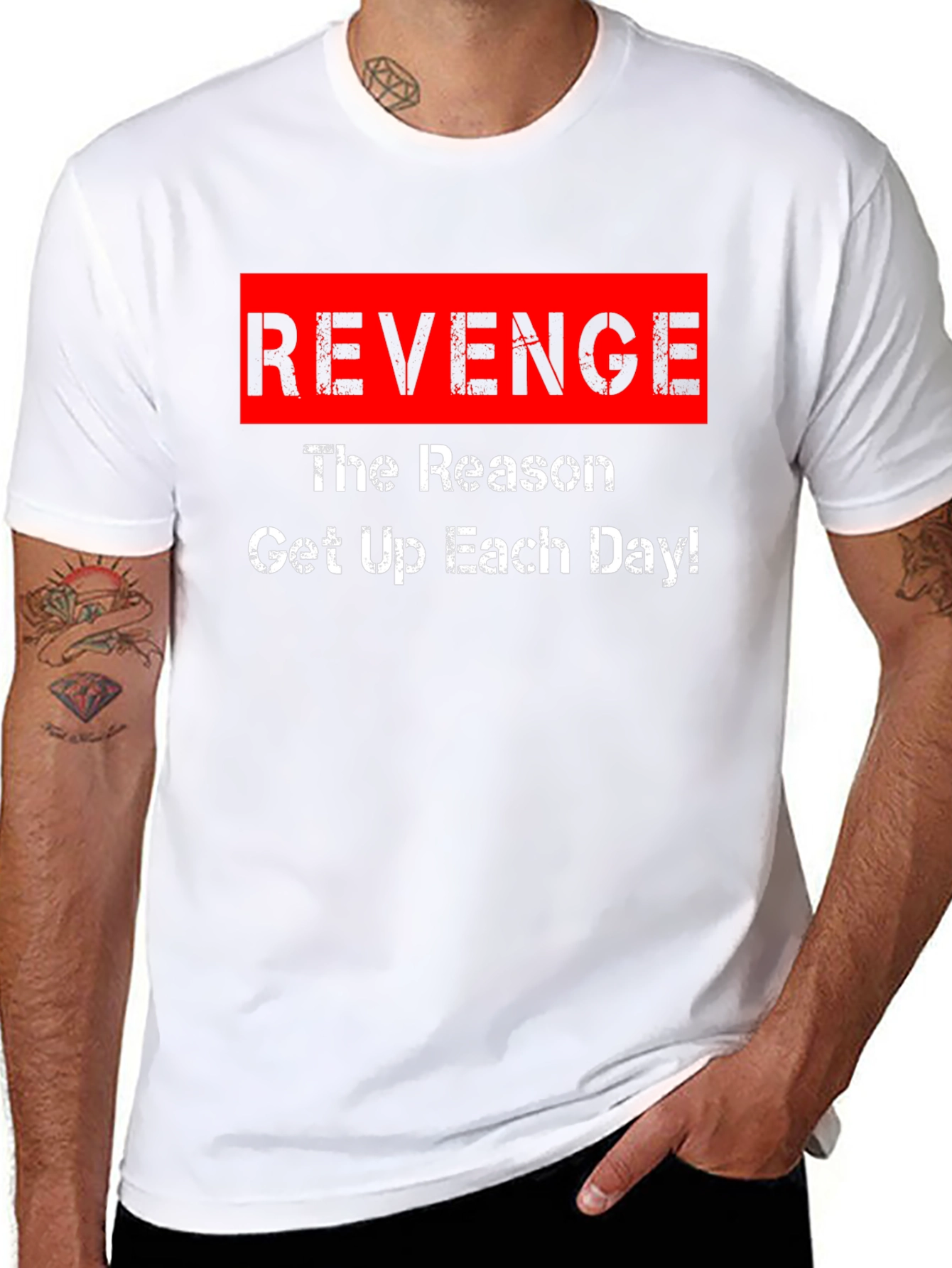 Revenge Motivation Black T-Shirt