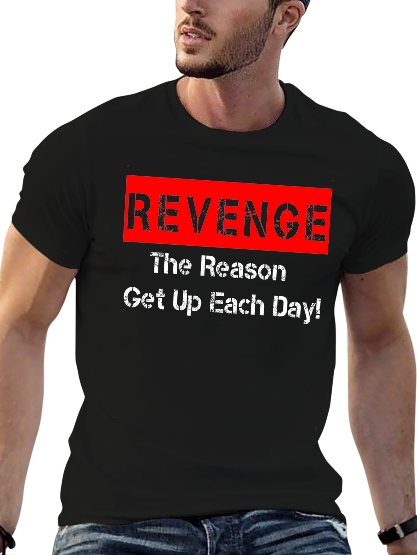 Revenge Motivation Black T-Shirt