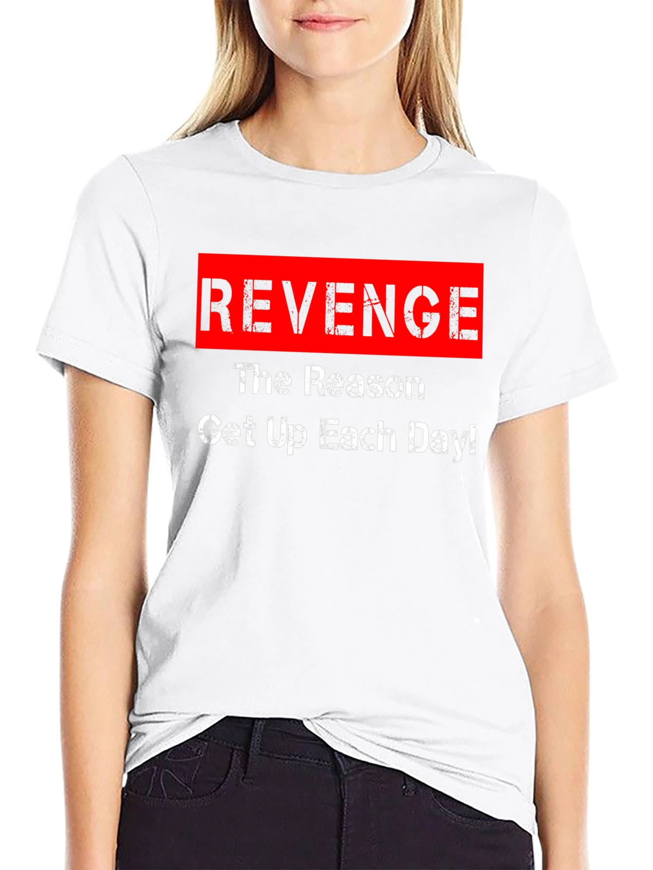 Revenge Motivation Black T-Shirt