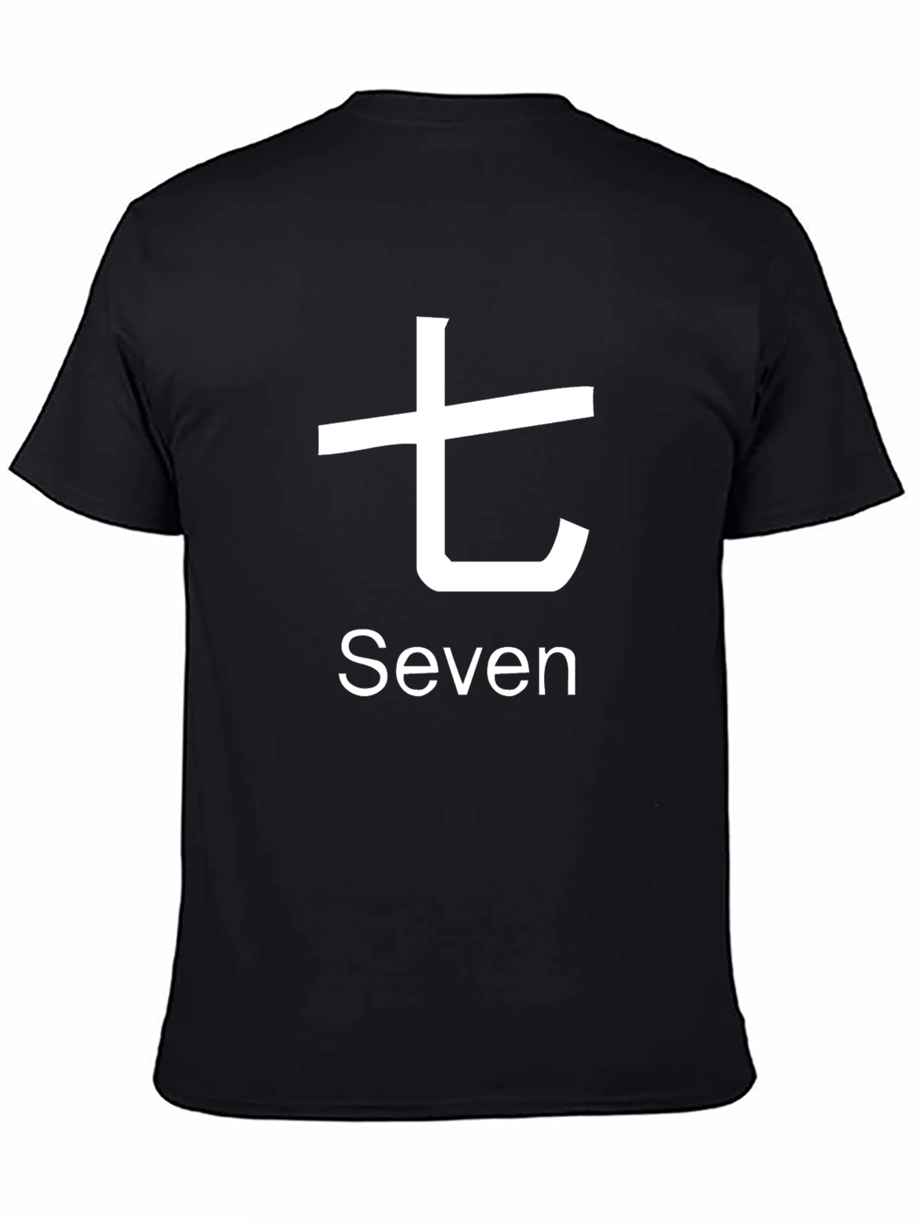 Seven Kanji Graphic Tee - Casual Cotton Top