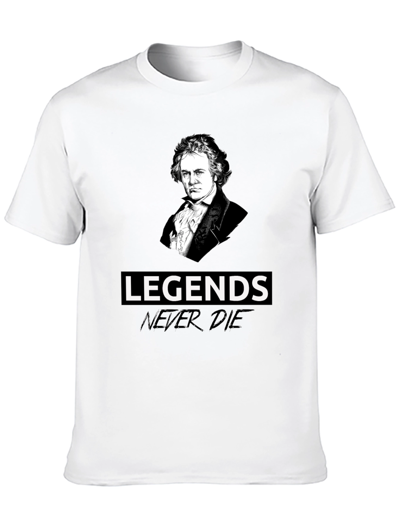 Legends Never Die Beethoven Graphic T-Shirt