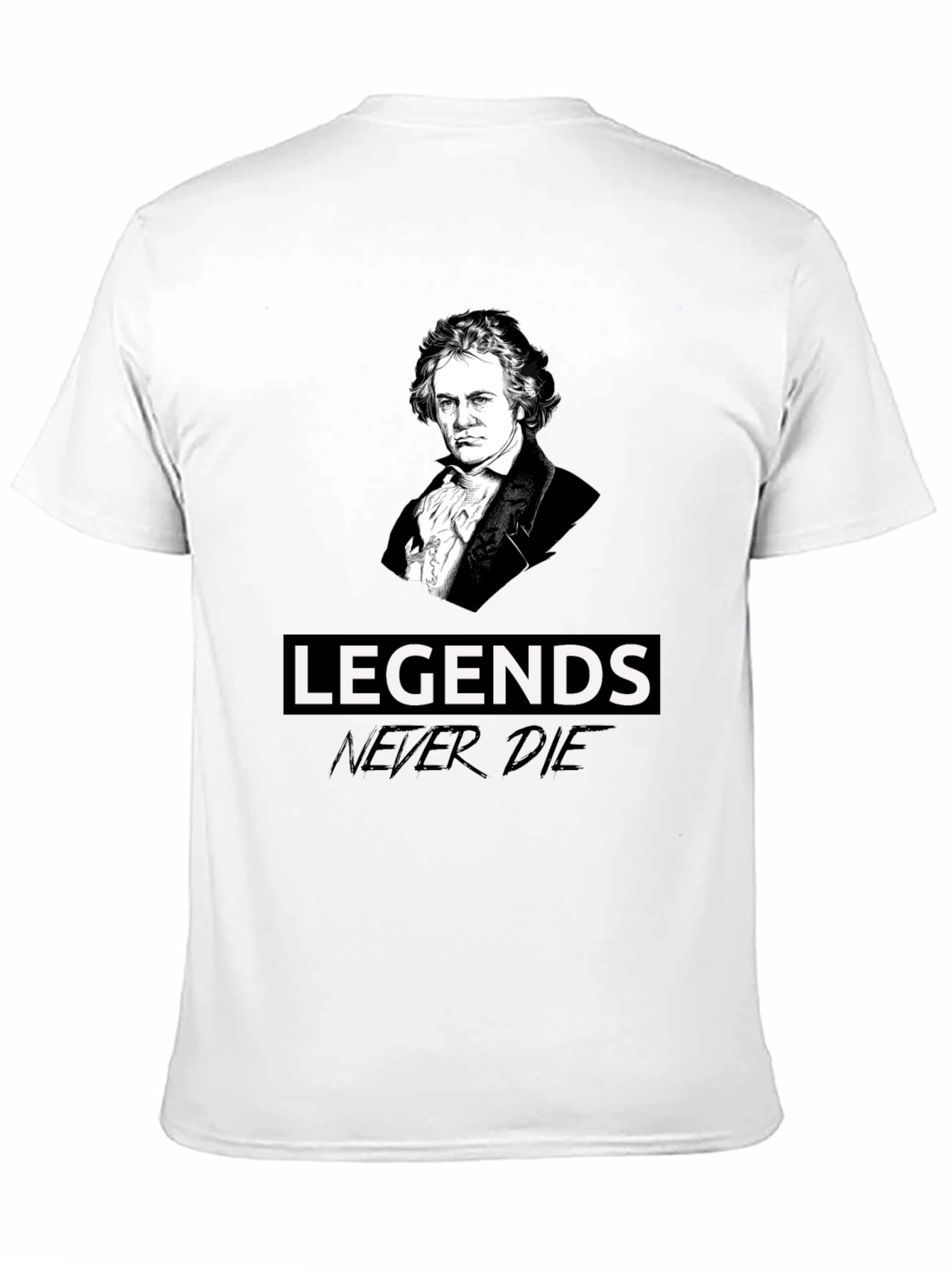 Legends Never Die Beethoven Graphic T-Shirt