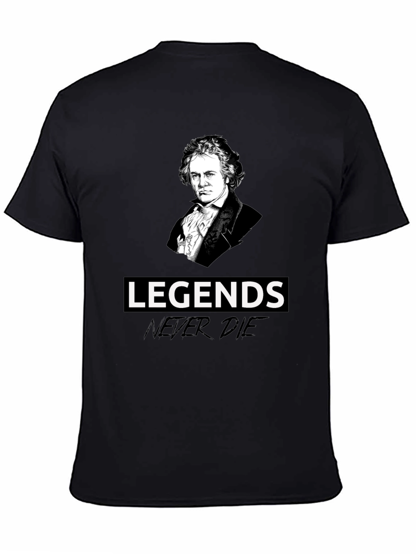 Legends Never Die Beethoven Graphic T-Shirt