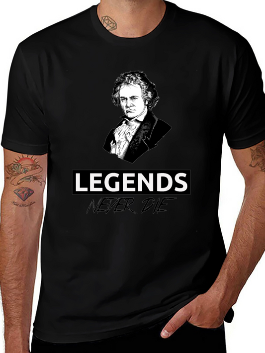 Legends Never Die Beethoven Graphic T-Shirt