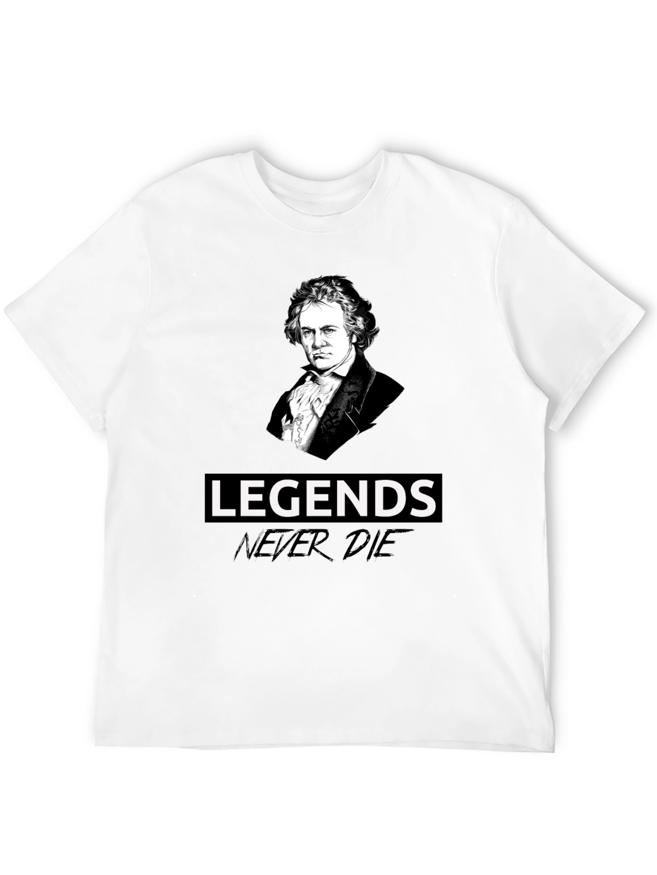 Legends Never Die Beethoven Graphic T-Shirt
