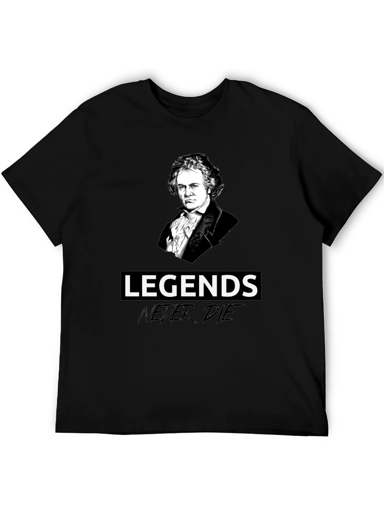 Legends Never Die Beethoven Graphic T-Shirt