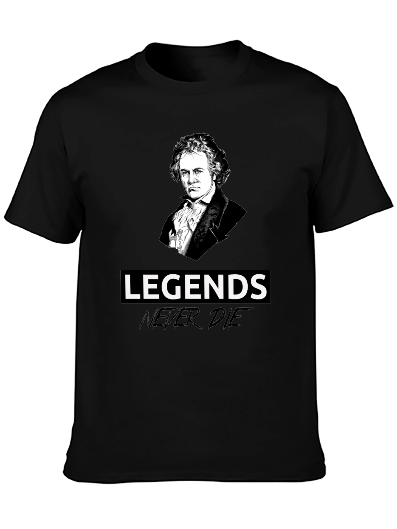 Legends Never Die Beethoven Graphic T-Shirt