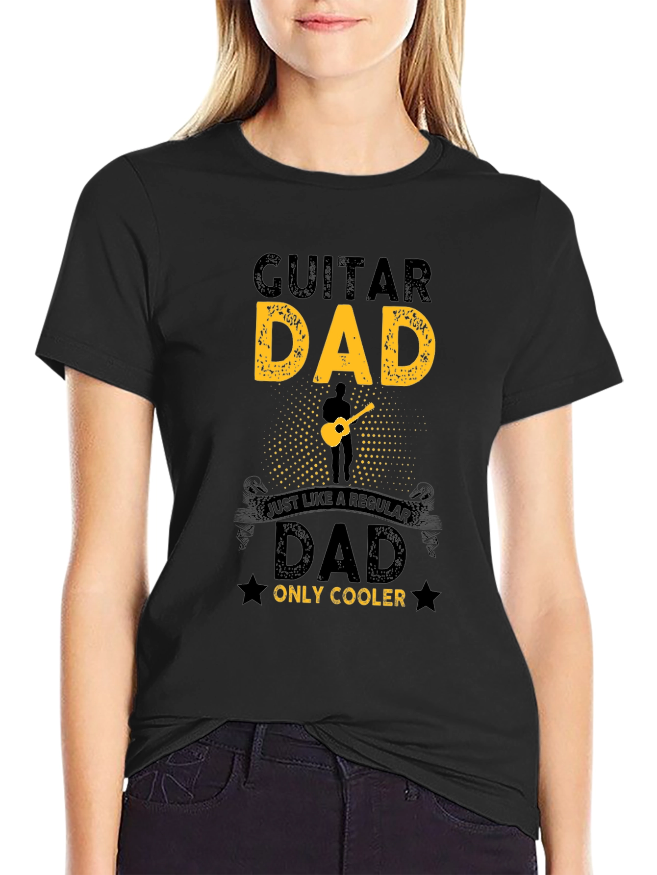 Guitar Dad T-Shirt - Cool Musician Father Tee