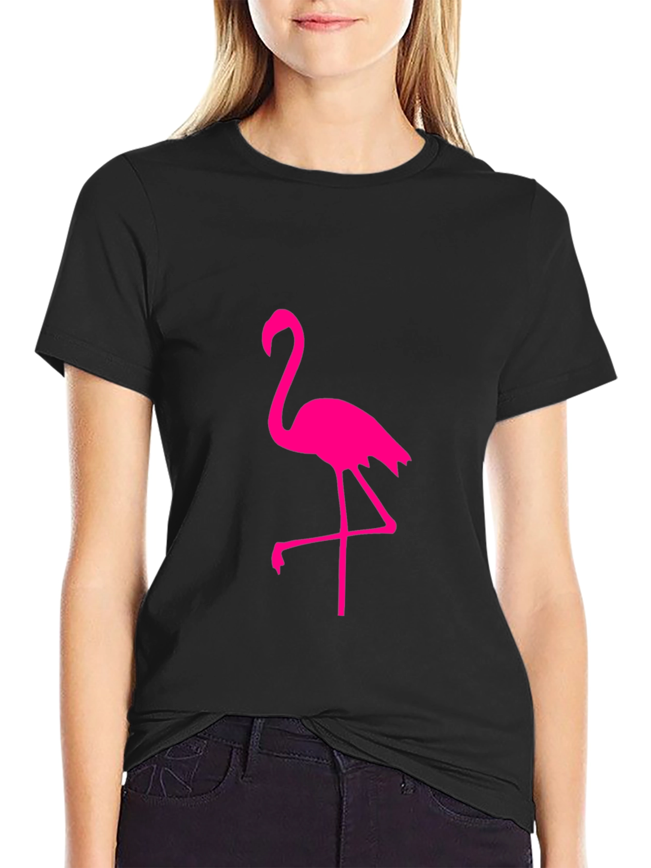 Black Flamingo Graphic Tee