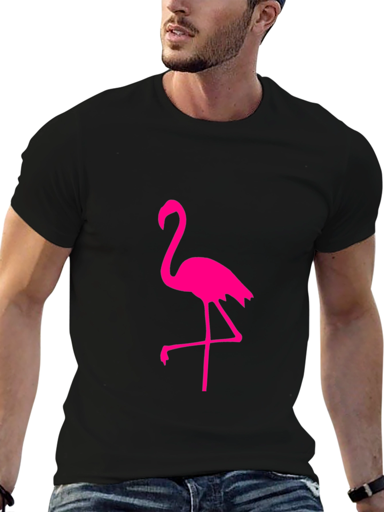 Black Flamingo Graphic Tee