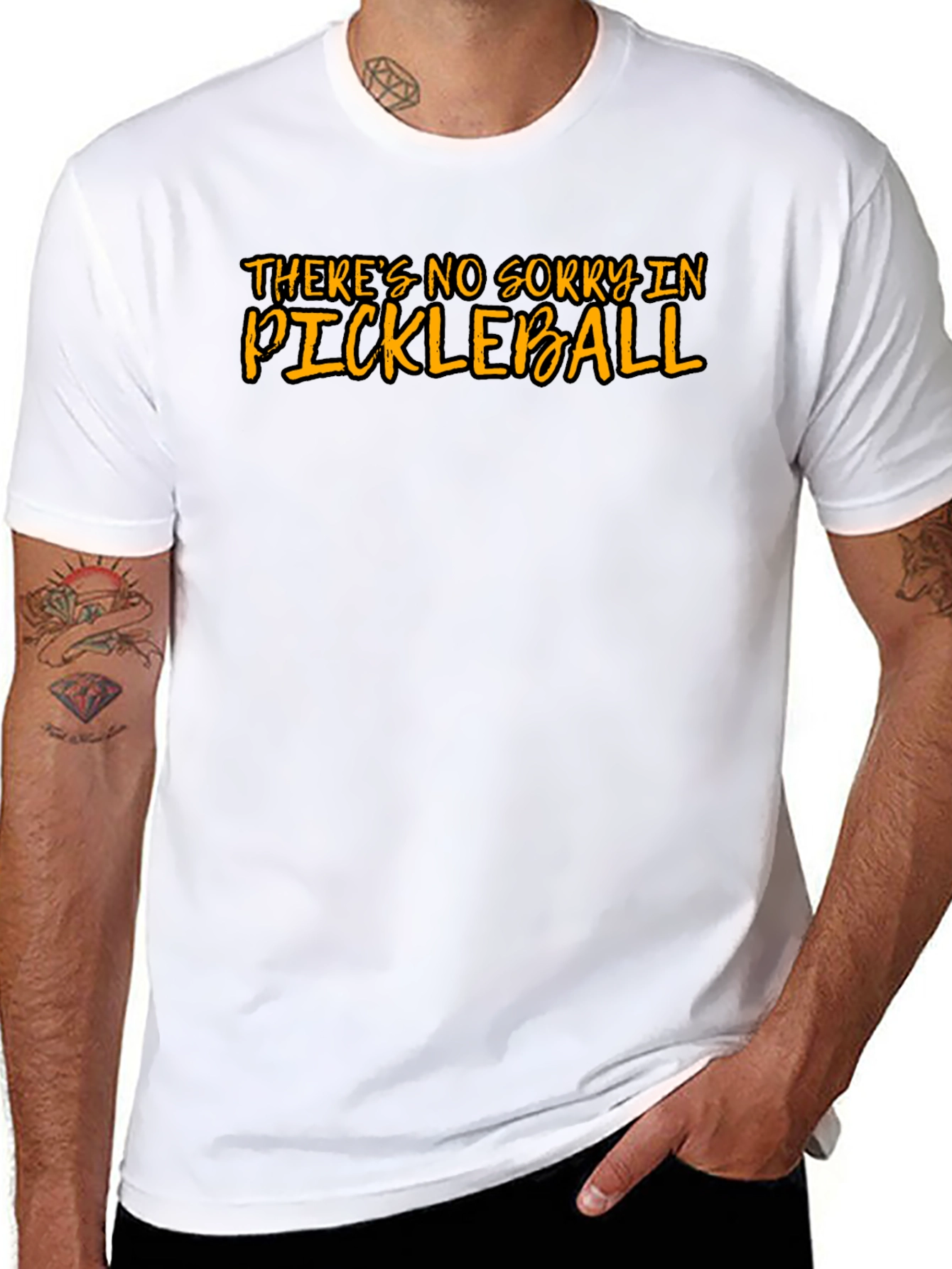 Funny Pickleball T-Shirt - Theres No Sorry