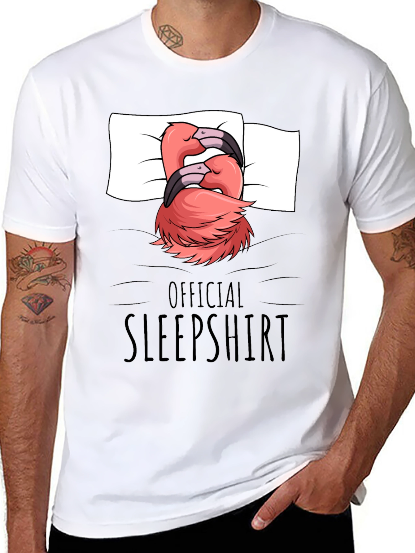 Official Sleepshirt Flamingo T-Shirt