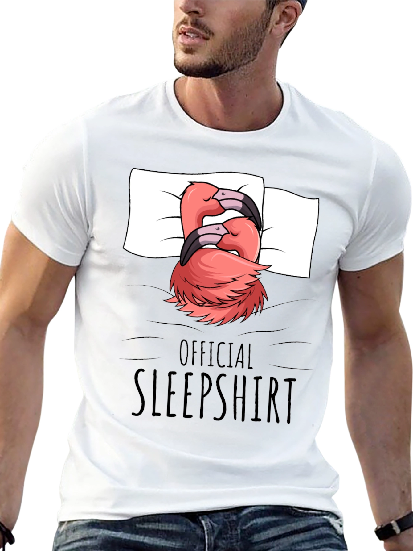 Official Sleepshirt Flamingo T-Shirt