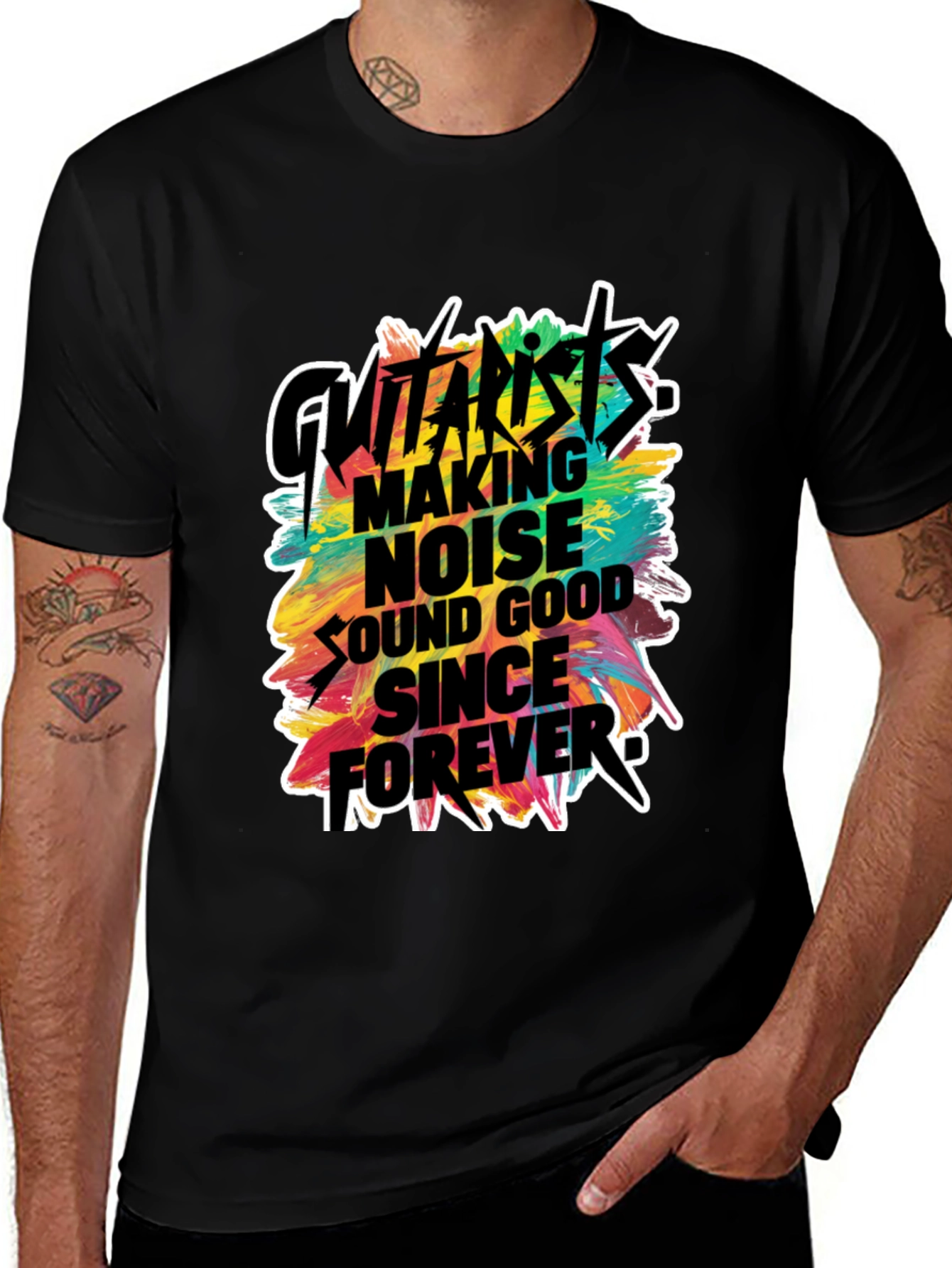 Guitarist Making Noise Since Forever Graphic T-Shirt