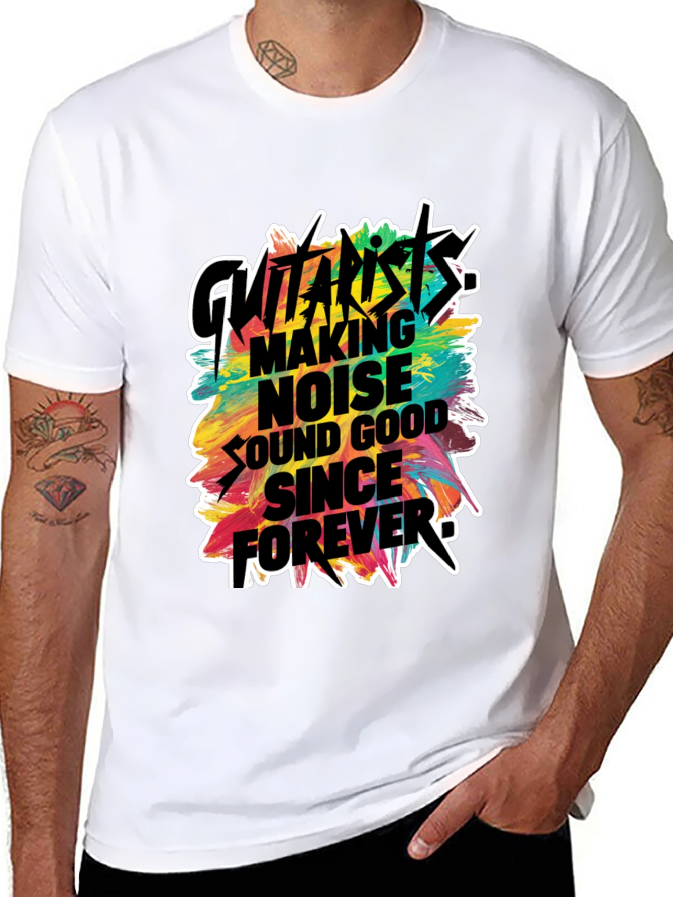 Guitarist Making Noise Since Forever Graphic T-Shirt