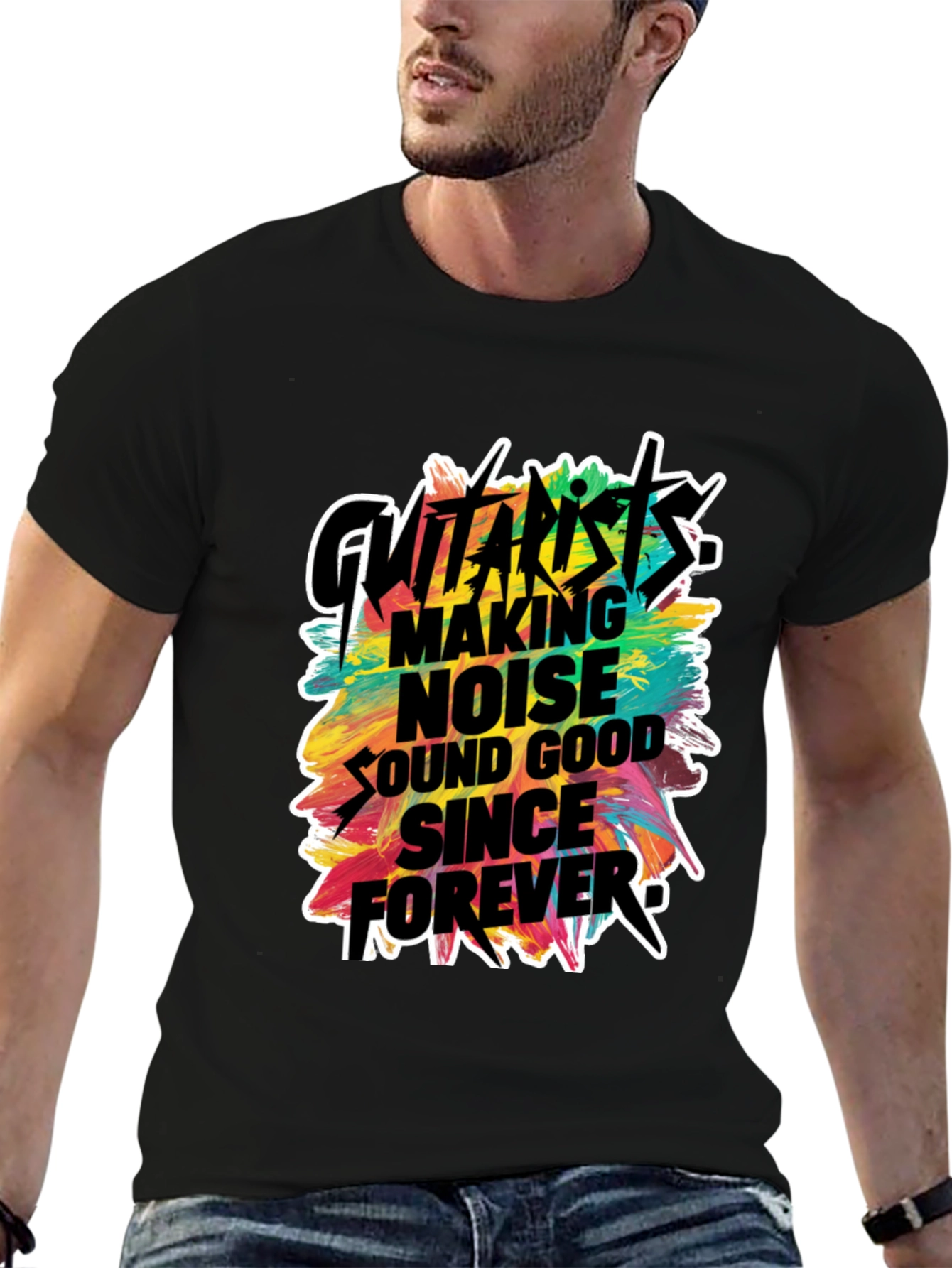 Guitarist Making Noise Since Forever Graphic T-Shirt
