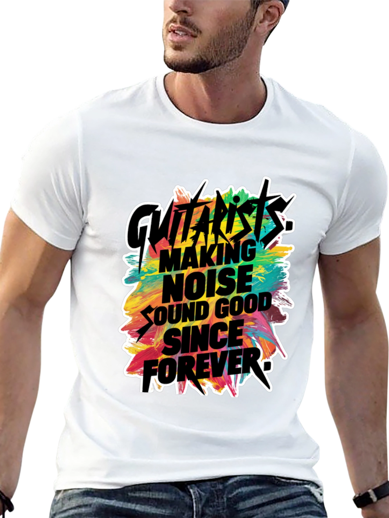 Guitarist Making Noise Since Forever Graphic T-Shirt