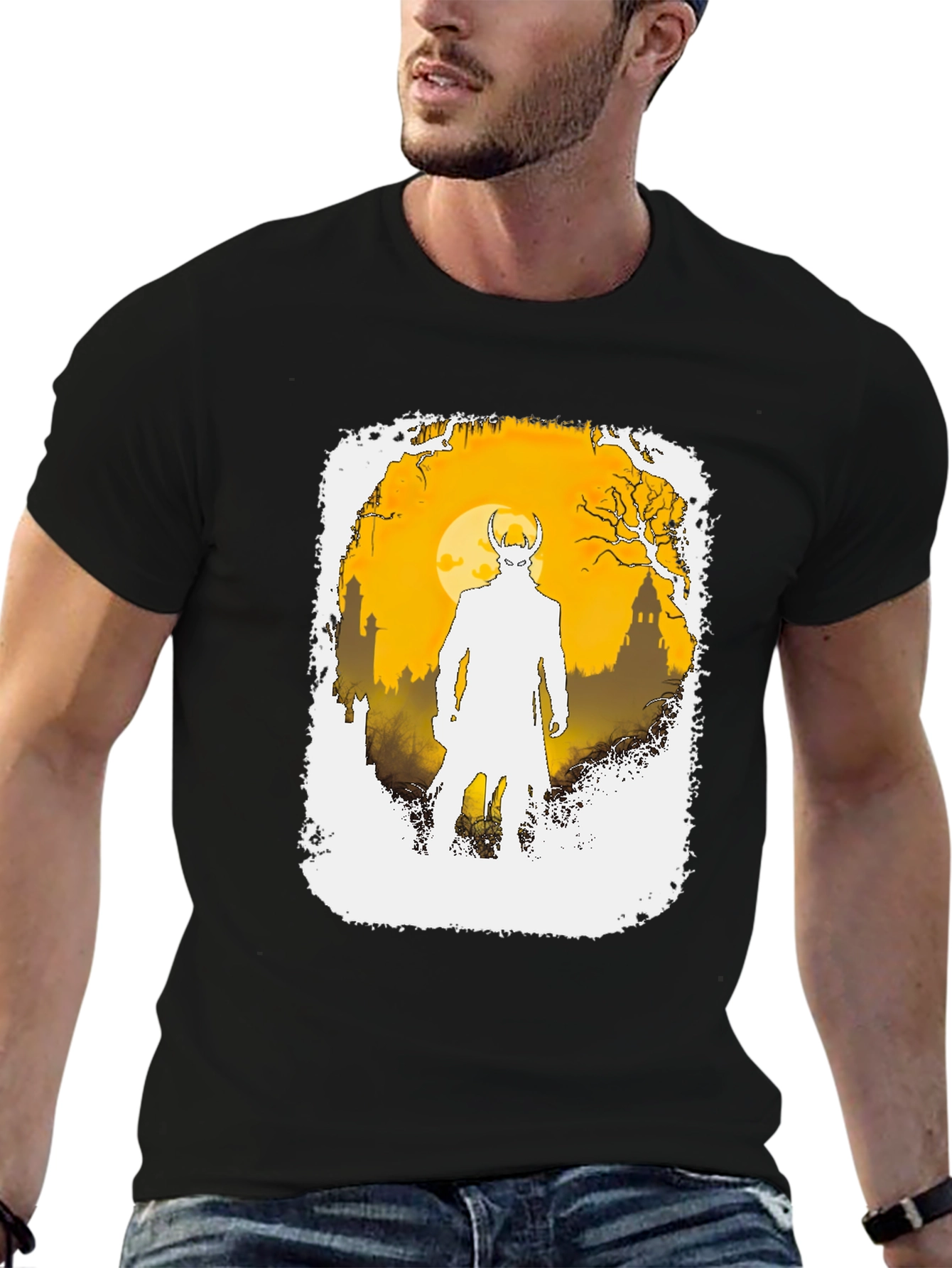 Silhouette Loki Graphic T-Shirt