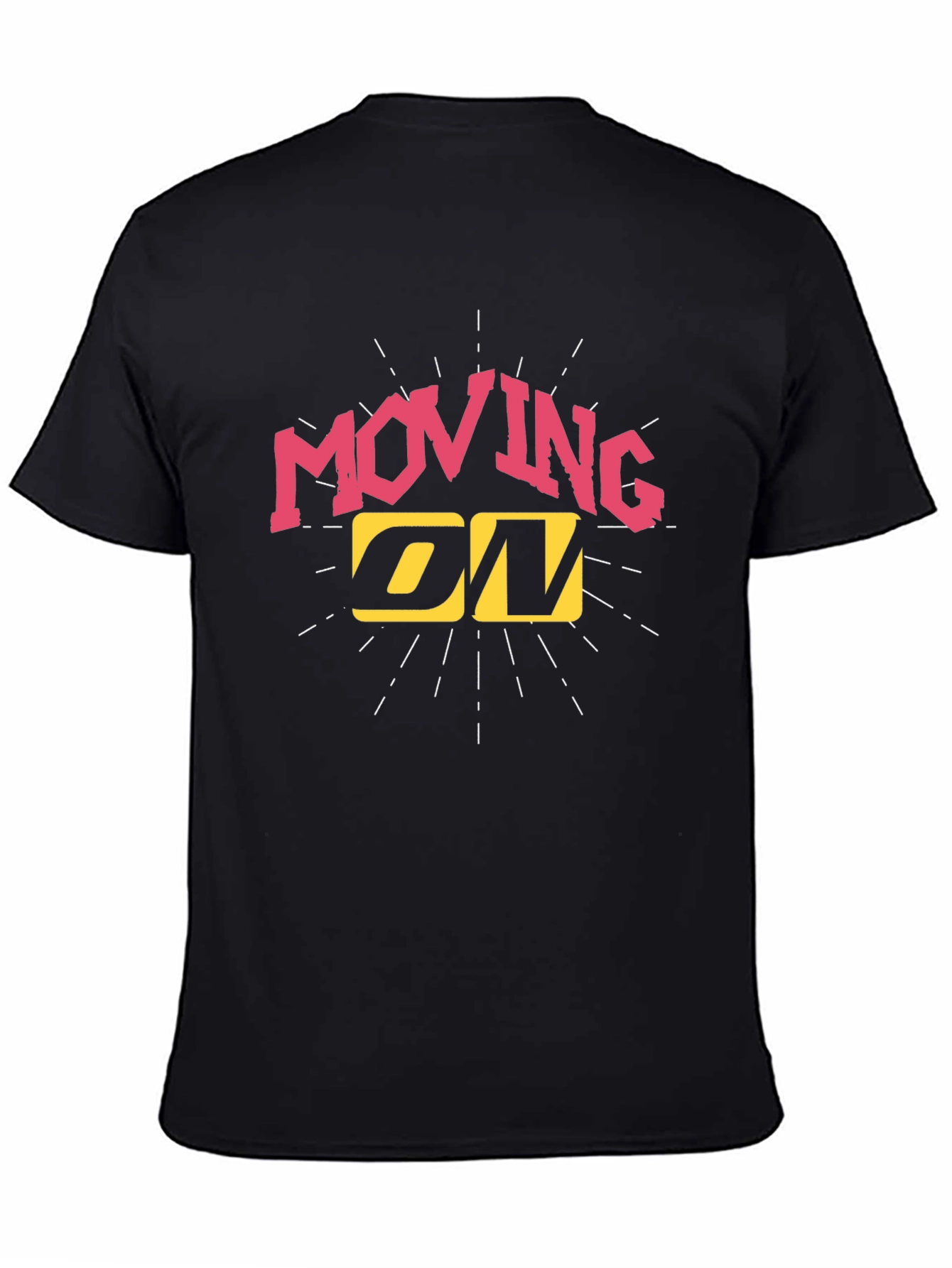 Moving On Graphic Tee - Black T-Shirt
