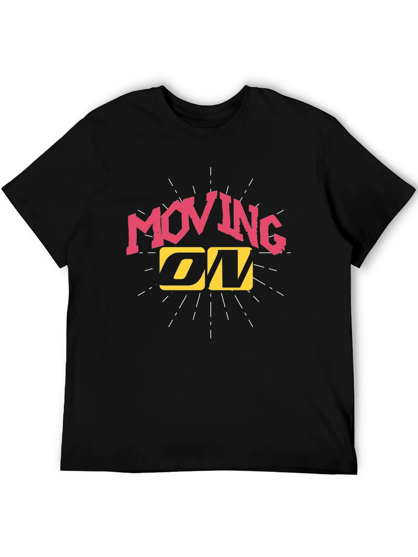 Moving On Graphic Tee - Black T-Shirt